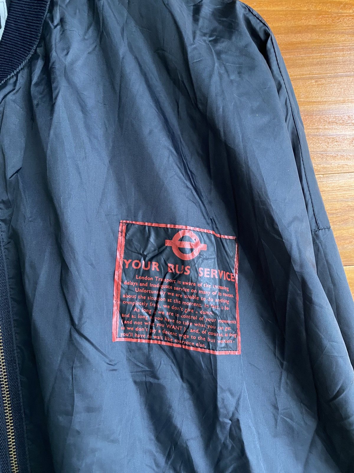 Vintage Michiko London Koshino Black Bomber Jacket Japan