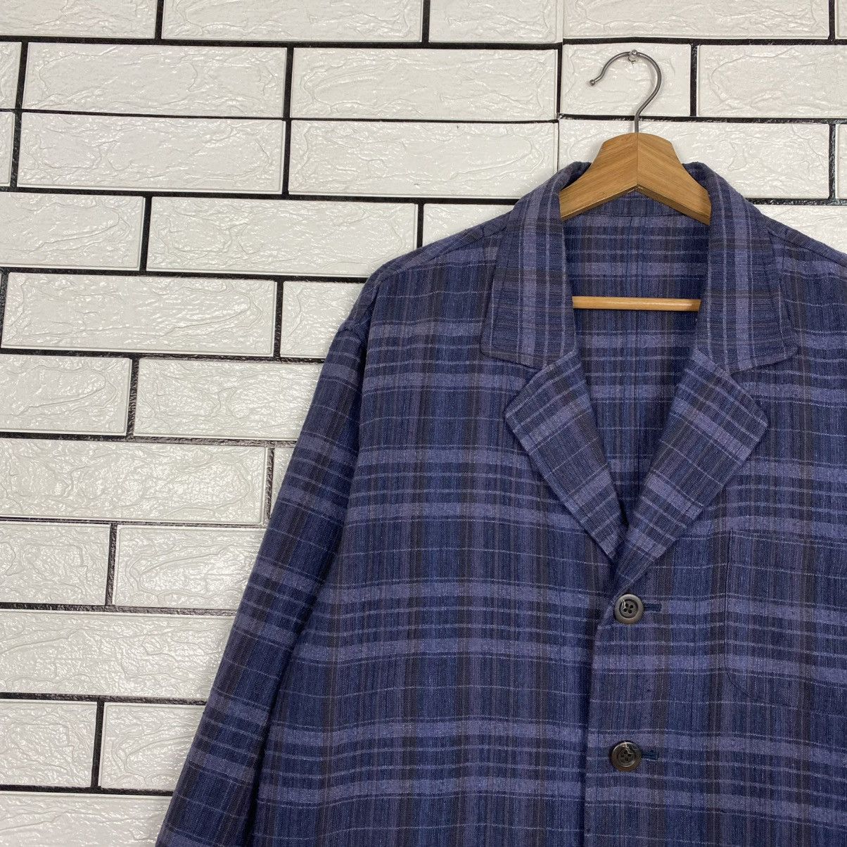 Japanese Brand 🔥VINTAGE CHORE JACKET EAST BOY TARTAN DESIGN ISSEY MIYAKE Size US L / EU 52-54 / 3 - 7 Thumbnail