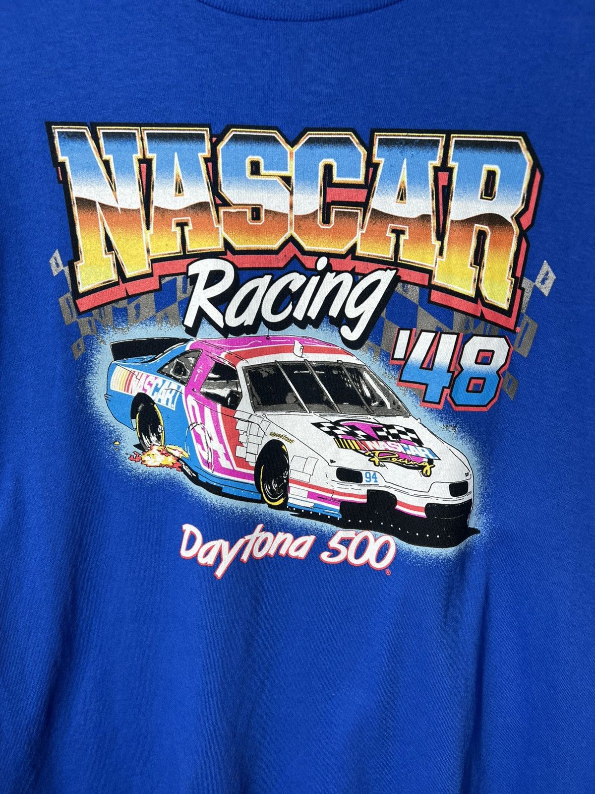 NASCAR Vintage racing Nascar 48 Daytona 500 Graphic T-shirt Size US XL / EU 56 / 4 - 2 Thumbnail