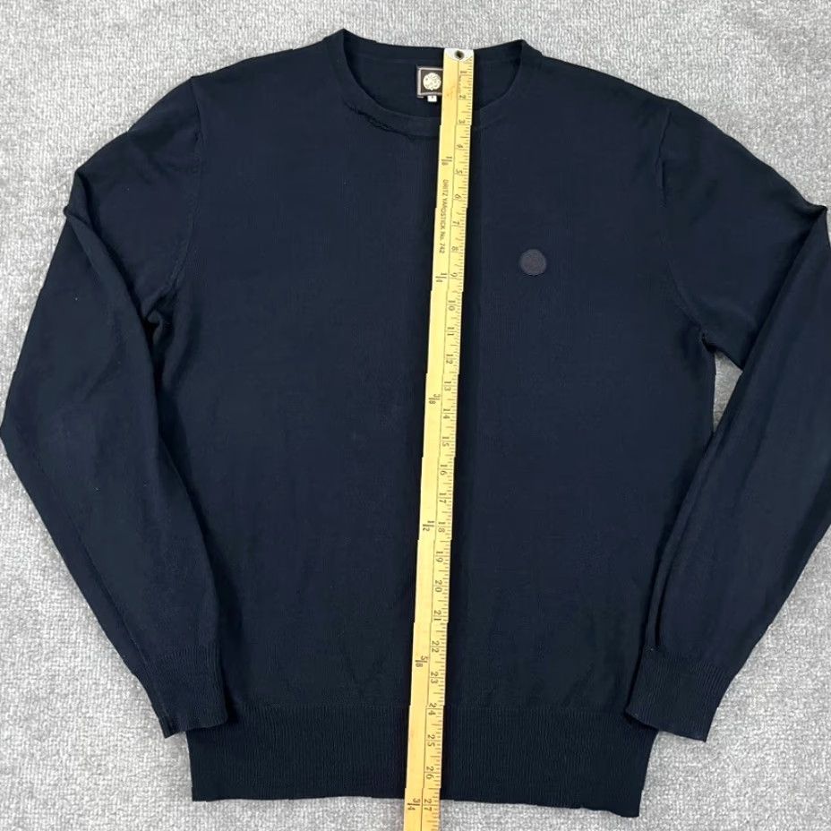 Pretty Green Pretty Green Sweater Mens Small Black Virgin Wool Blend Pullover Jumper Crewneck Size US S / EU 44-46 / 1 - 5 Thumbnail