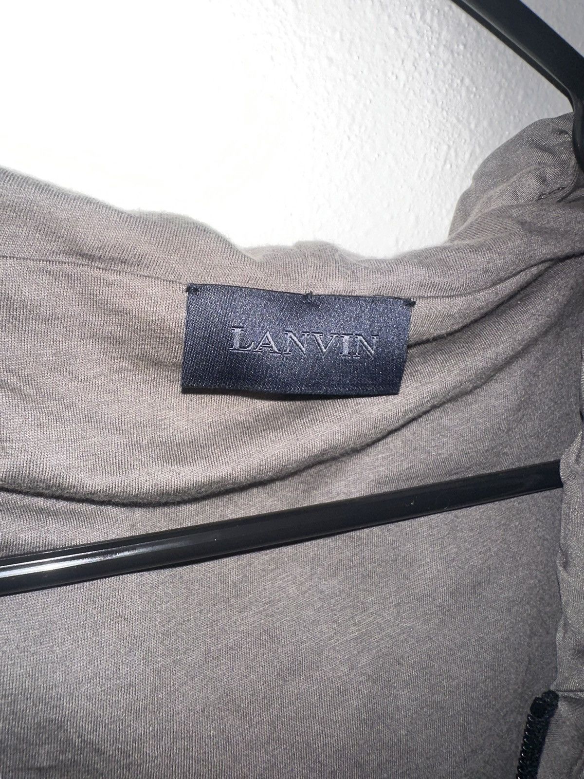 Lanvin Lanvin Silk Overlay Hoodie Jacket Size US XL / EU 56 / 4 - 4 Thumbnail