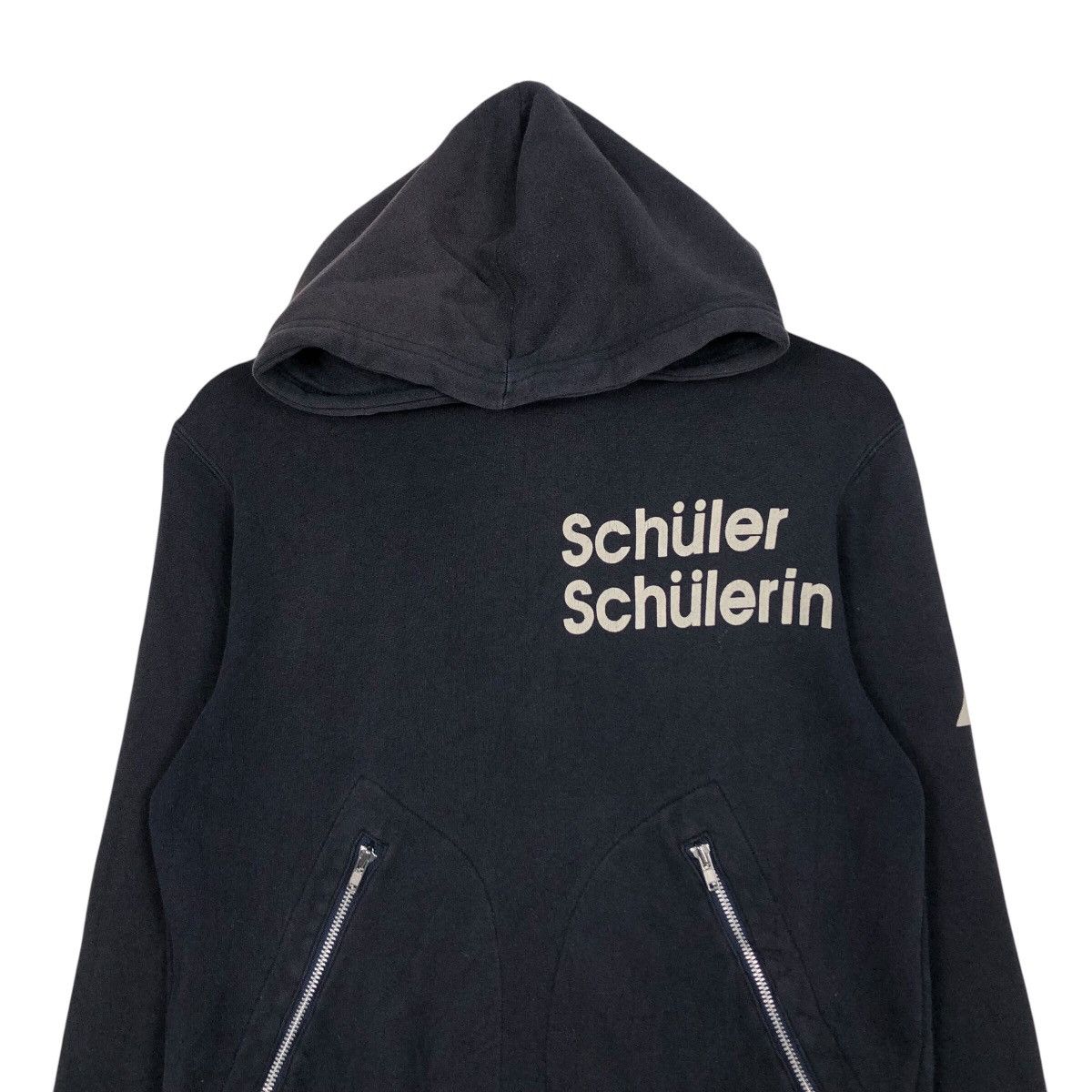 Japanese Brand × Vintage 📌Vintage Hoodie Sweatshirt Big Logo Schuler Schulerin Size US M / EU 48-50 / 2 - 4 Thumbnail