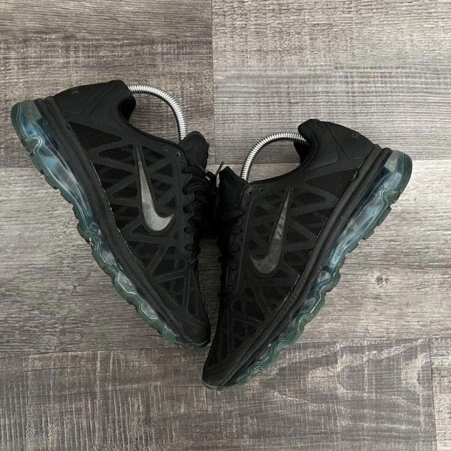 Nike NIKE • WMNS Air Max+ 2011 "Black Neon Turquoise" (6.5M) Size US 6.5 / EU 39-40 - 11 Thumbnail