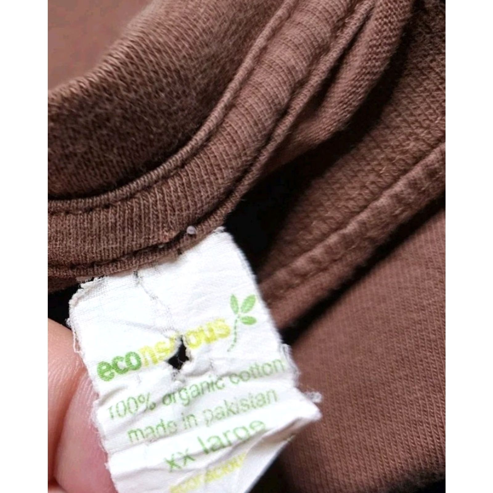 Ecco Vintage Eco Mens T-Shirt 2XL Short Sleeve Brown Unique Fall Theme Retro Size US XXL / EU 58 / 5 - 6 Thumbnail