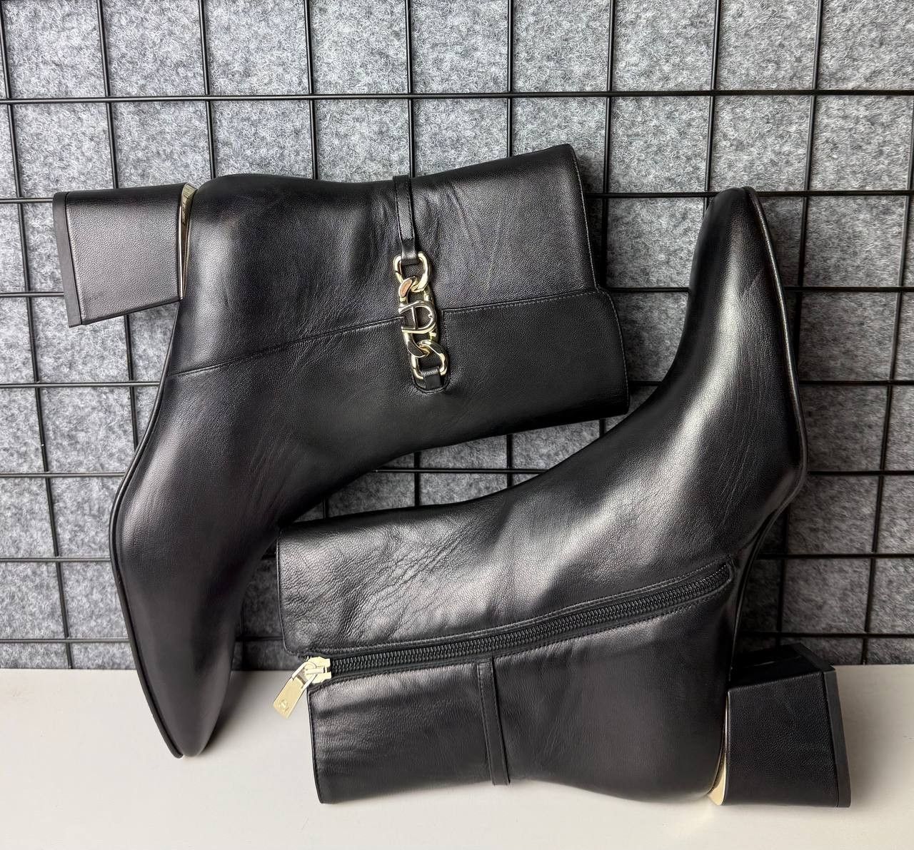 Leather Aigner Ankle Leather Boots wmns Size US 11 / IT 41 - 3 Thumbnail