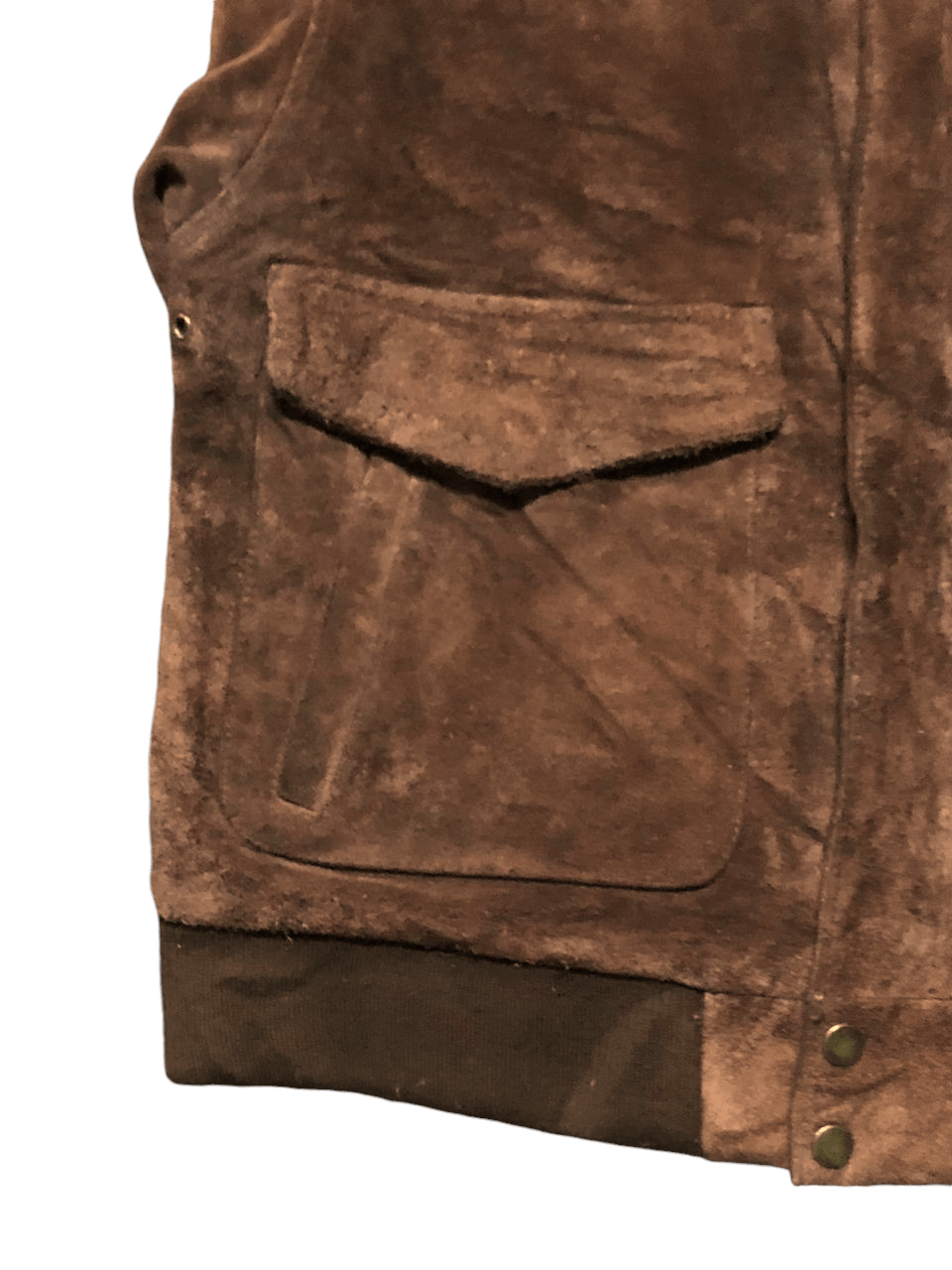 Robinson Les Bains 90s Robinson Les Bains Suede Leather US.Air Force Jacket Size US L / EU 52-54 / 3 - 8 Thumbnail