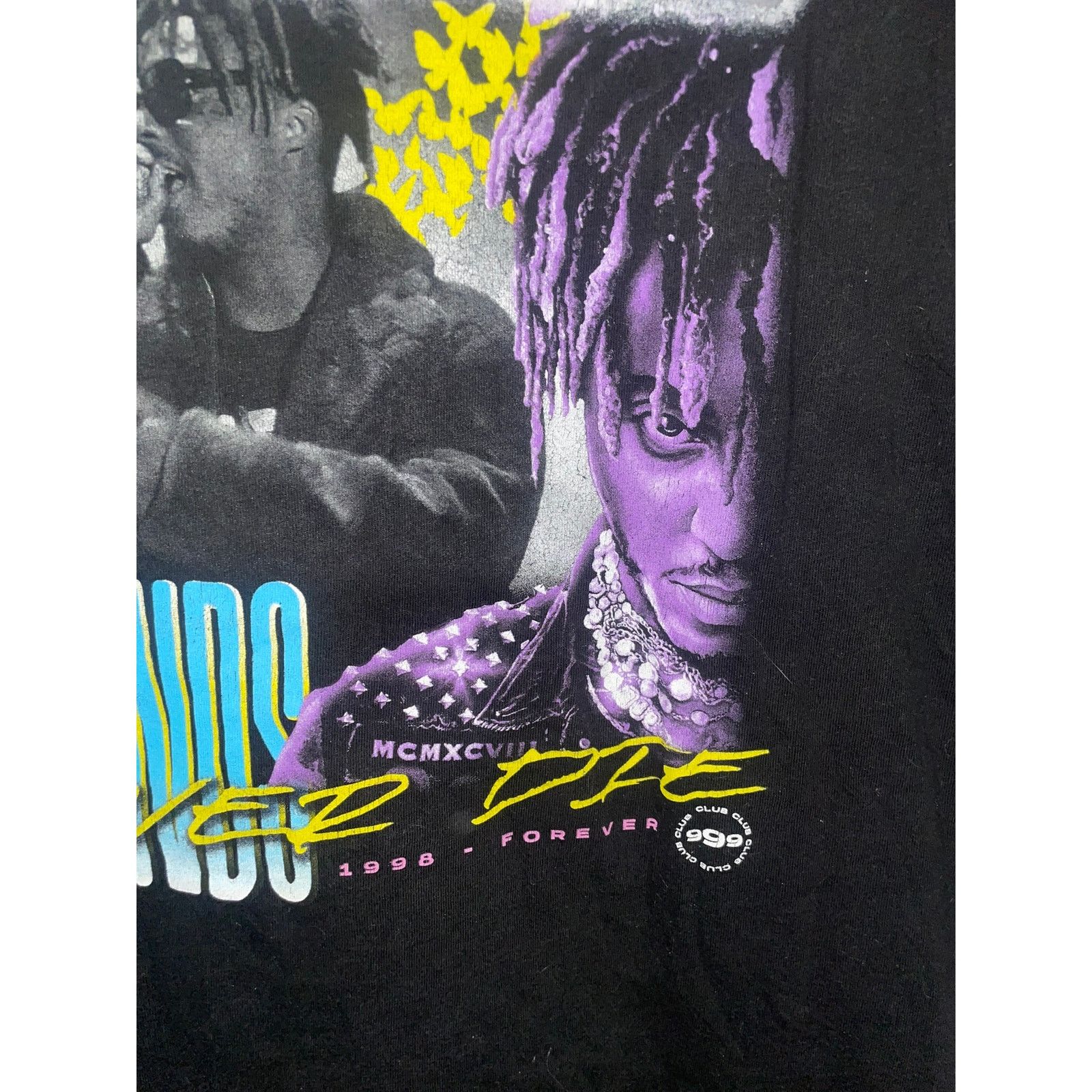 999 Club Juice Wrld Shirt Legends Never Die Music Rap Rapper Tee XL Size US XL / EU 56 / 4 - 4 Thumbnail