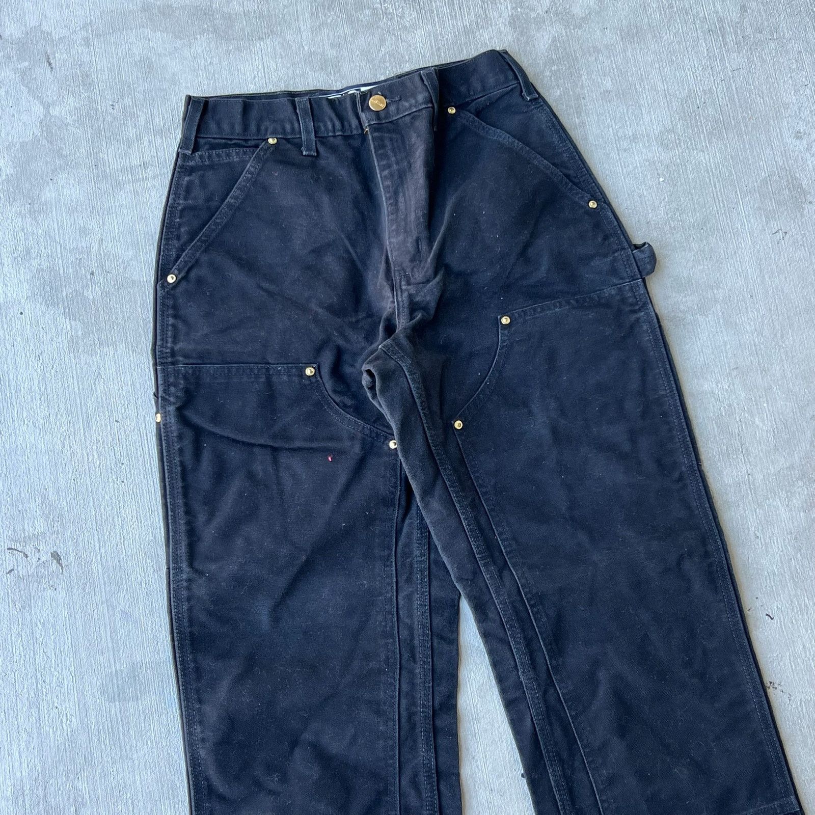 Carhartt × Vintage Carhartt black double knee work wear carpenter pants Size US 28 / EU 44 - 3 Thumbnail