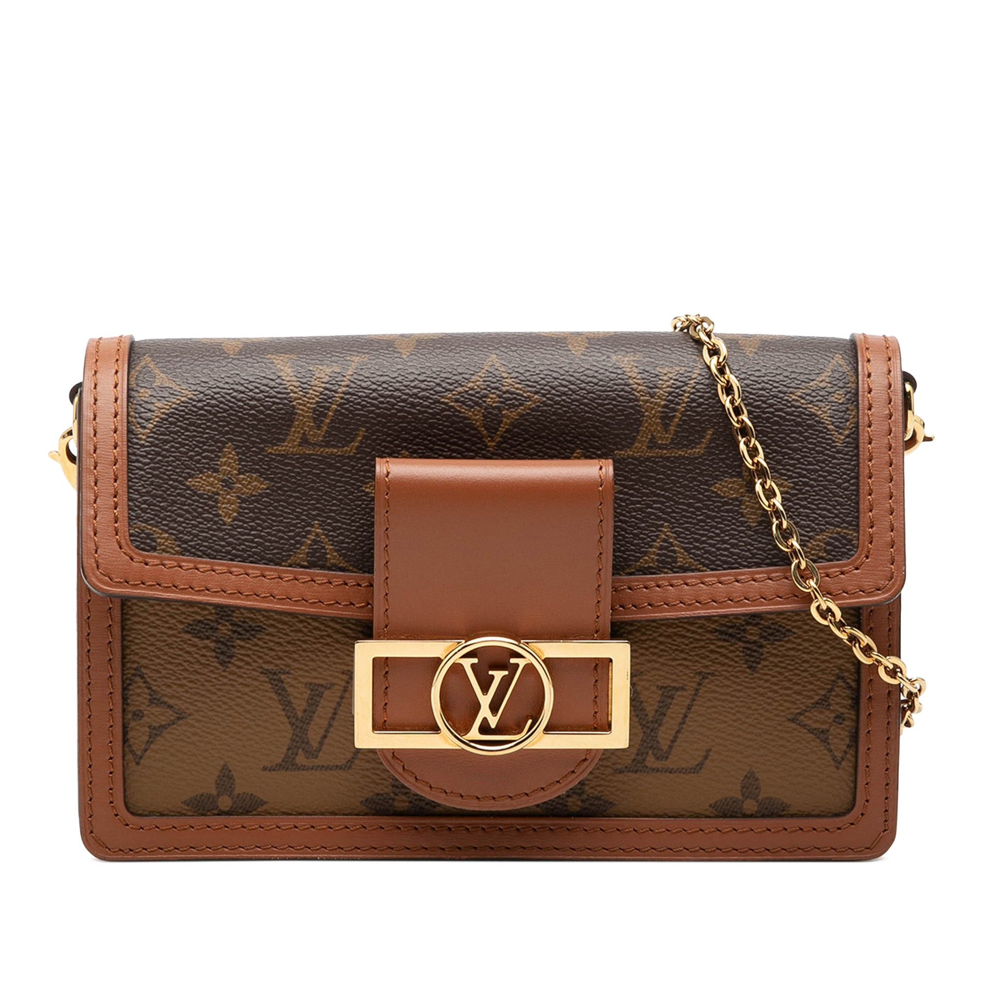 Louis Vuitton Monogram Reverse Dauphine Wallet on Chain Size ONE SIZE - 1 Thumbnail