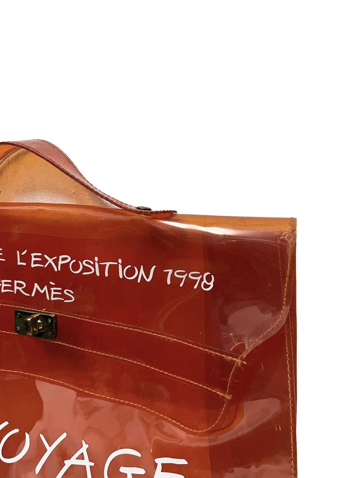 Hermes Hermes Kelly Souvenir De L'Exposition 1998 Vinyl Bag Size ONE SIZE - 9 Thumbnail