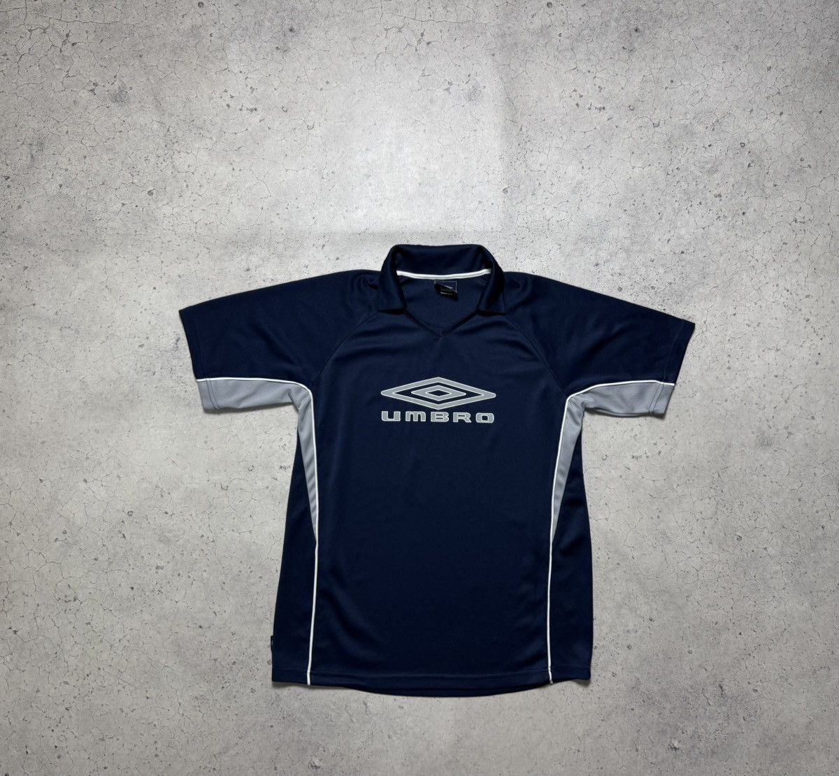 Umbro Umbro Big Logo Vintage Polo Shirt Jersey Size US M / EU 48-50 / 2 - 1 Thumbnail