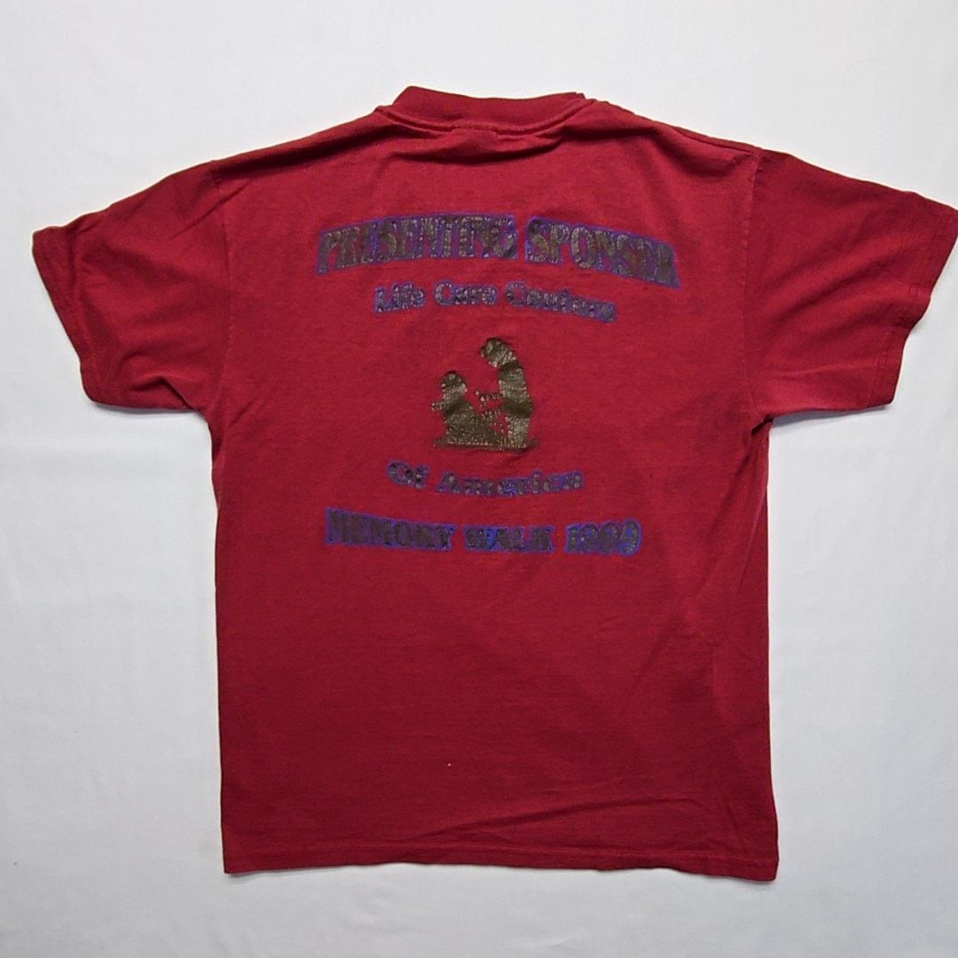 Hanes Vintage Life Care Center Memory Walk Faded Distressed Tee L Size US L / EU 52-54 / 3 - 1 Thumbnail