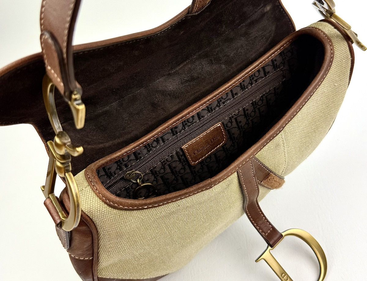 Dior Dior - John Galliano - SS/03 - Khaki & Brown - Saddle Size ONE SIZE - 16 Thumbnail