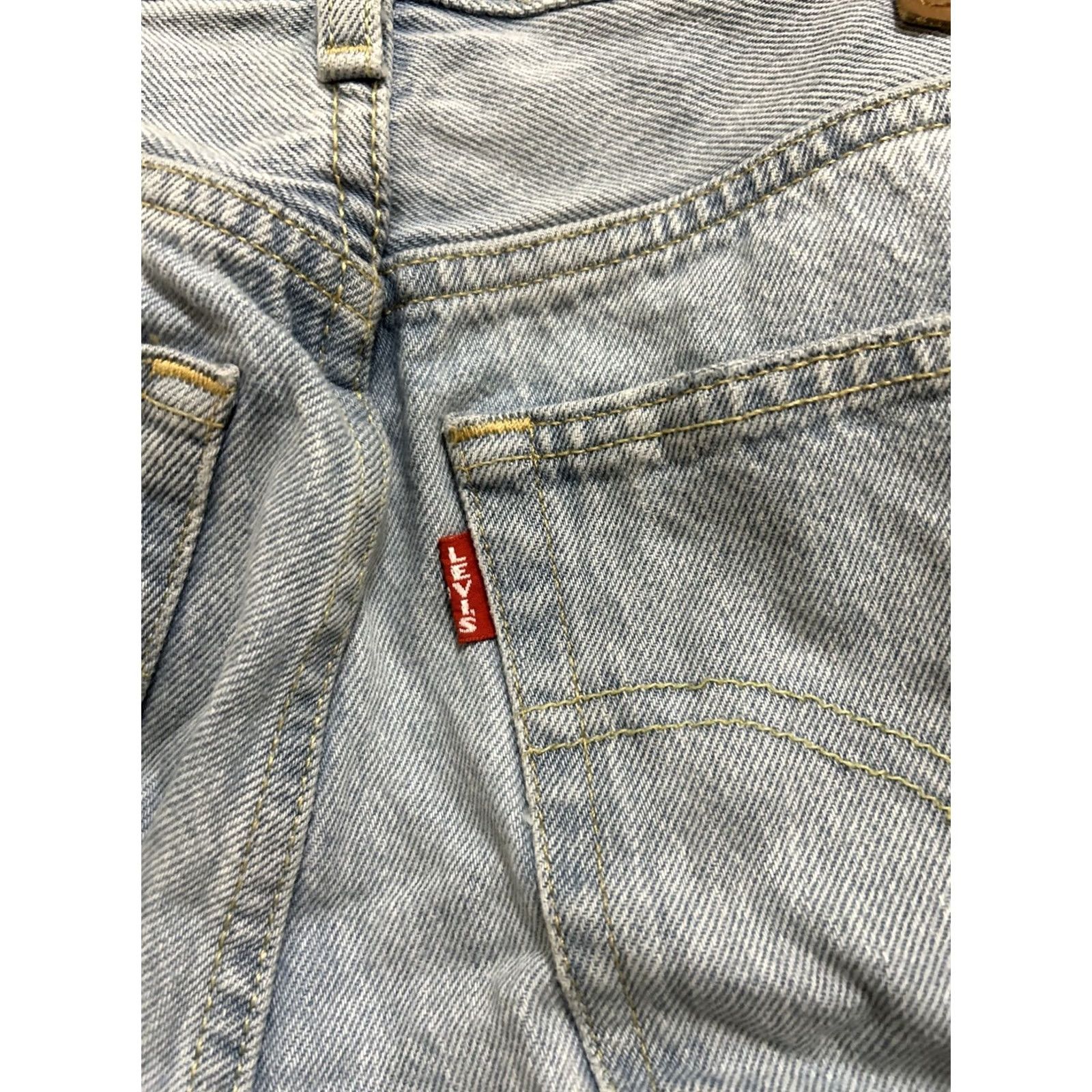 Levi's Levi's 501 Premium ‘81 Jeans Womens 29x31 Light Wash Denim Button Fly Straight 5-Pocket Regular Fit Blue Size 29" - 7 Thumbnail