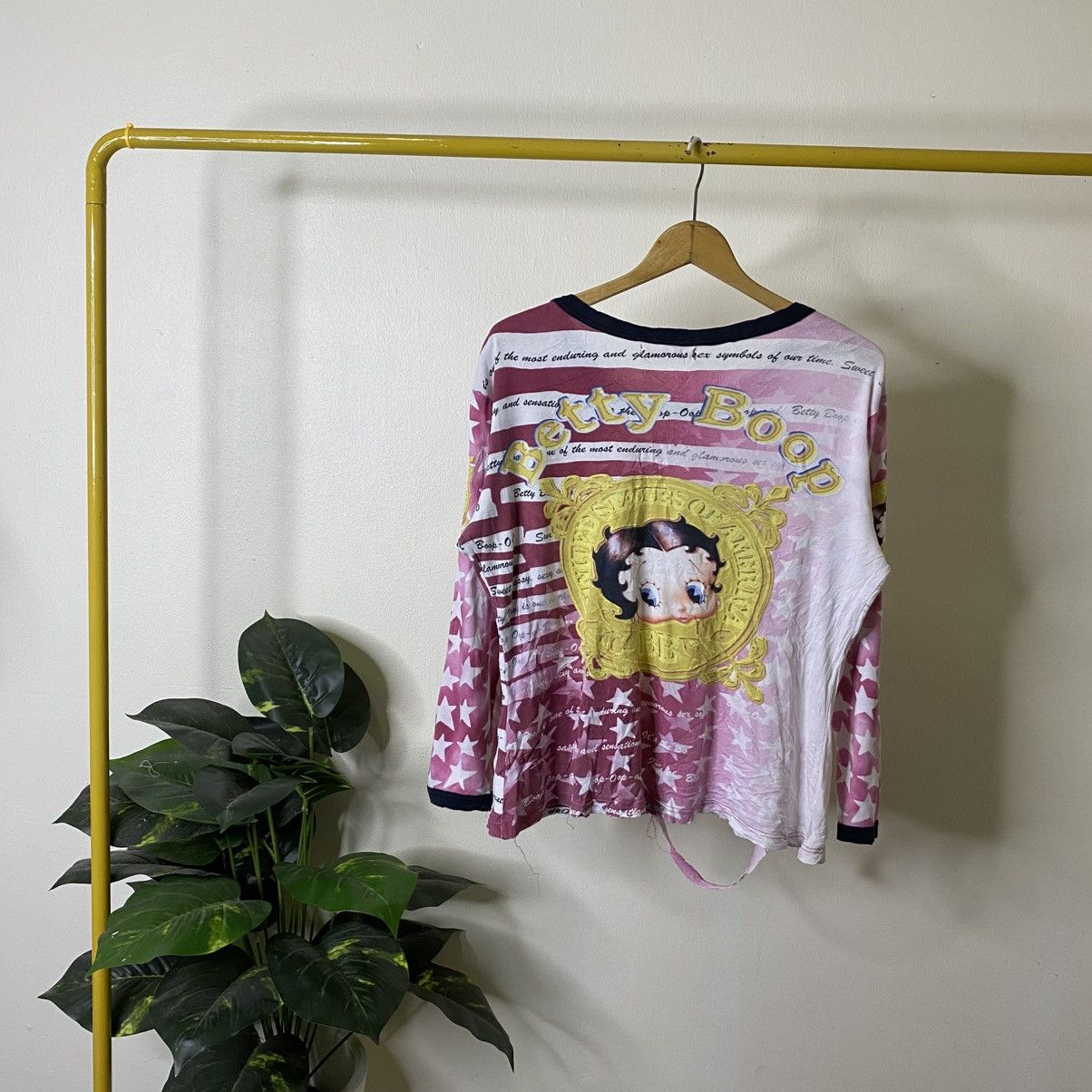 Vintage Vintage 1990s Betty Boop AOP LS Women T Shirt Size M / US 6-8 / IT 42-44 - 8 Thumbnail
