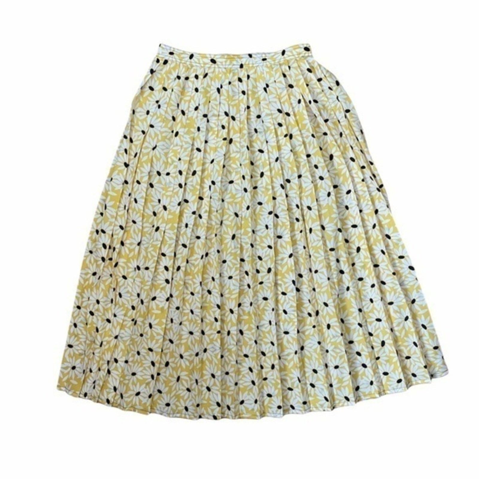 Jaeger × Vintage Vintage Jaeger London Yellow Floral 2-Piece Dress Size S / US 4 / IT 40 - 10 Thumbnail