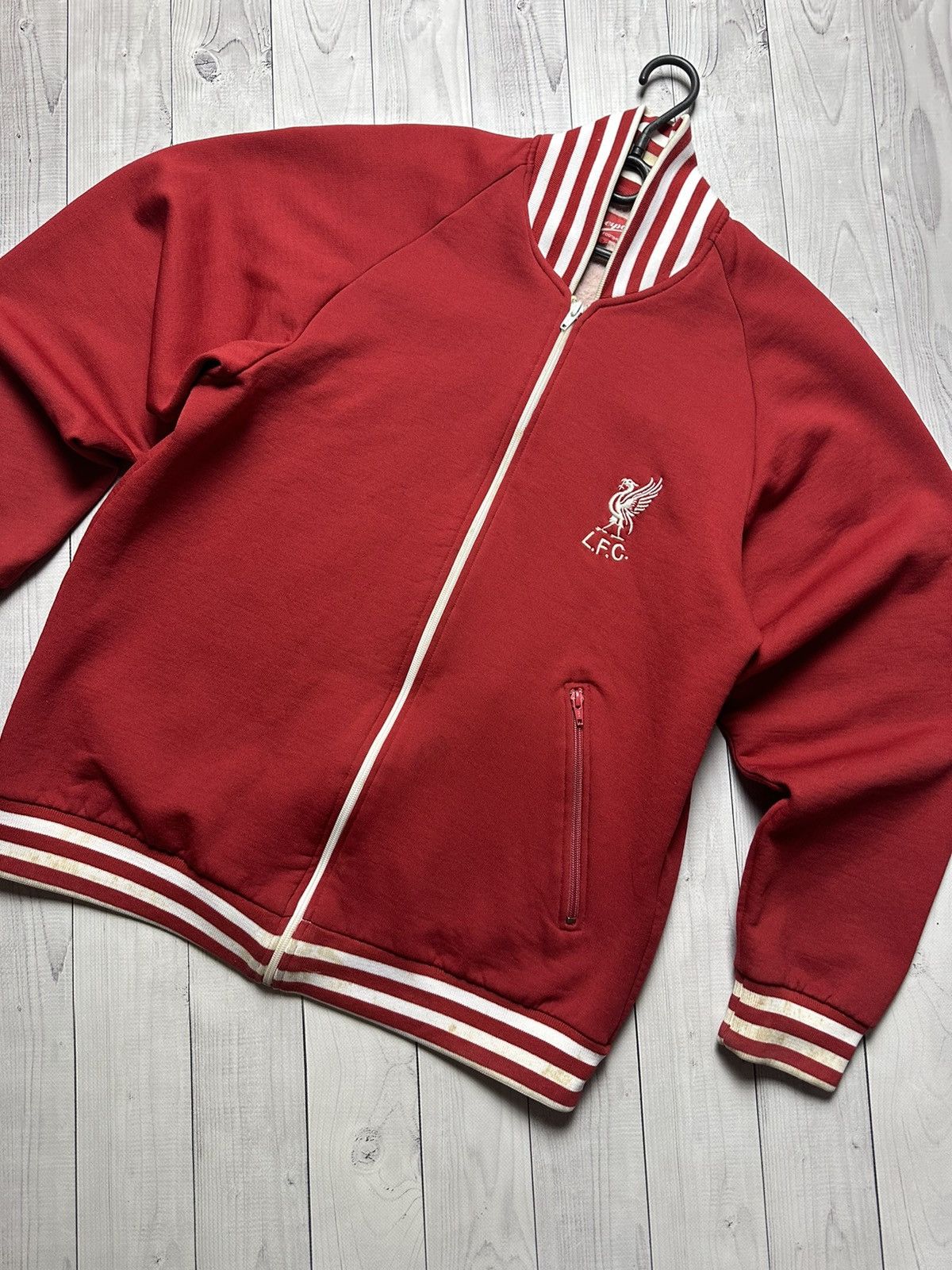 Vintage Vintage Liverpool soccer bomber jacket size S/M retro rare Size US S / EU 44-46 / 1 - 3 Thumbnail
