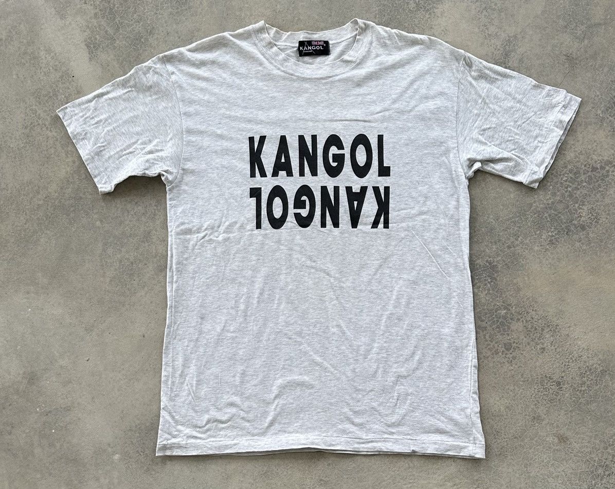 Kangol × Vintage VINTAGE KANGOL SPELLOUT AND REVERSE LOGO TEE Size US M / EU 48-50 / 2 - 1 Thumbnail