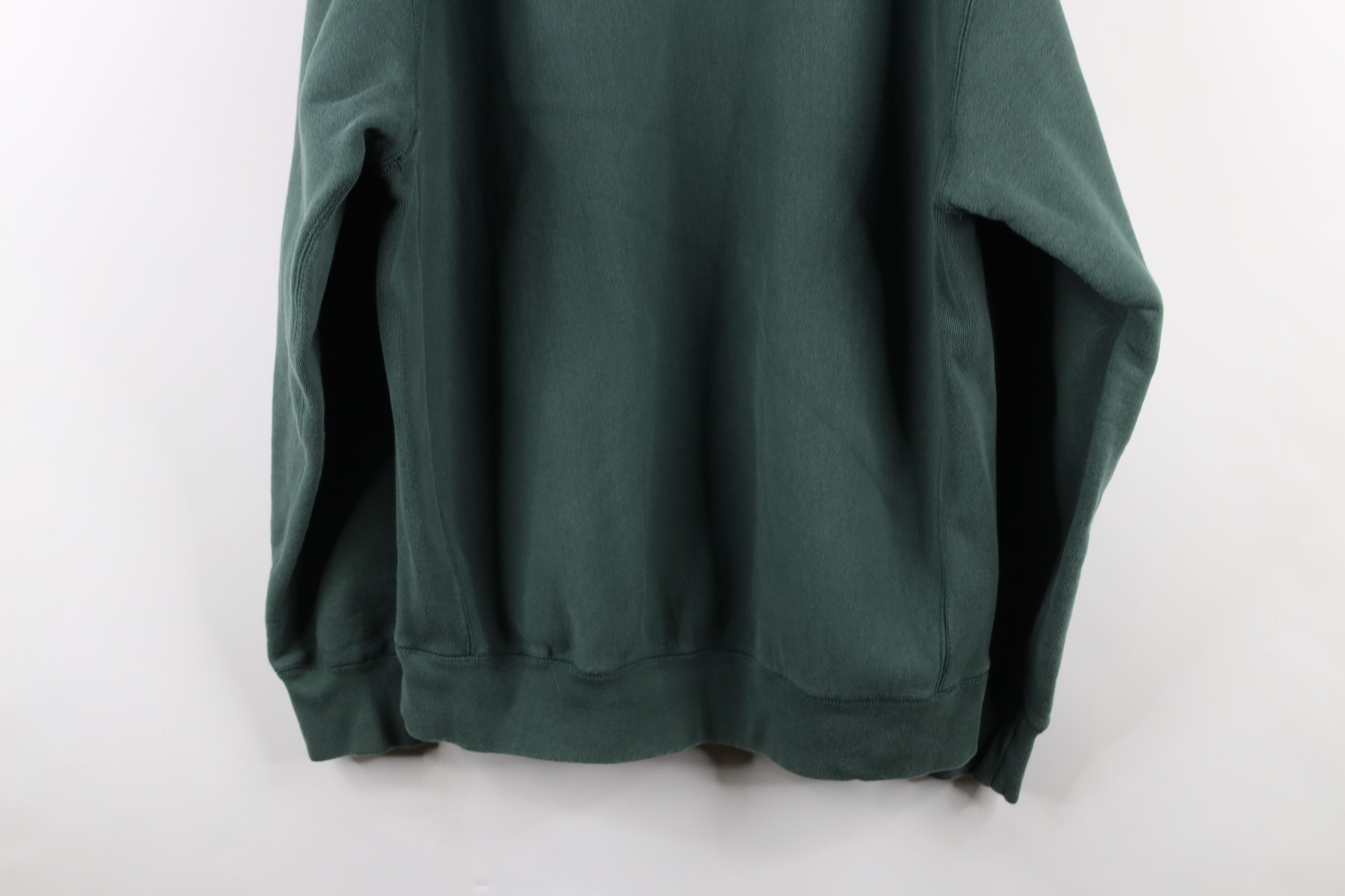 Vintage Y2K Streetwear Thick Heavyweight Toledo Ohio Hoodie Green Size US XL / EU 56 / 4 - 11 Thumbnail