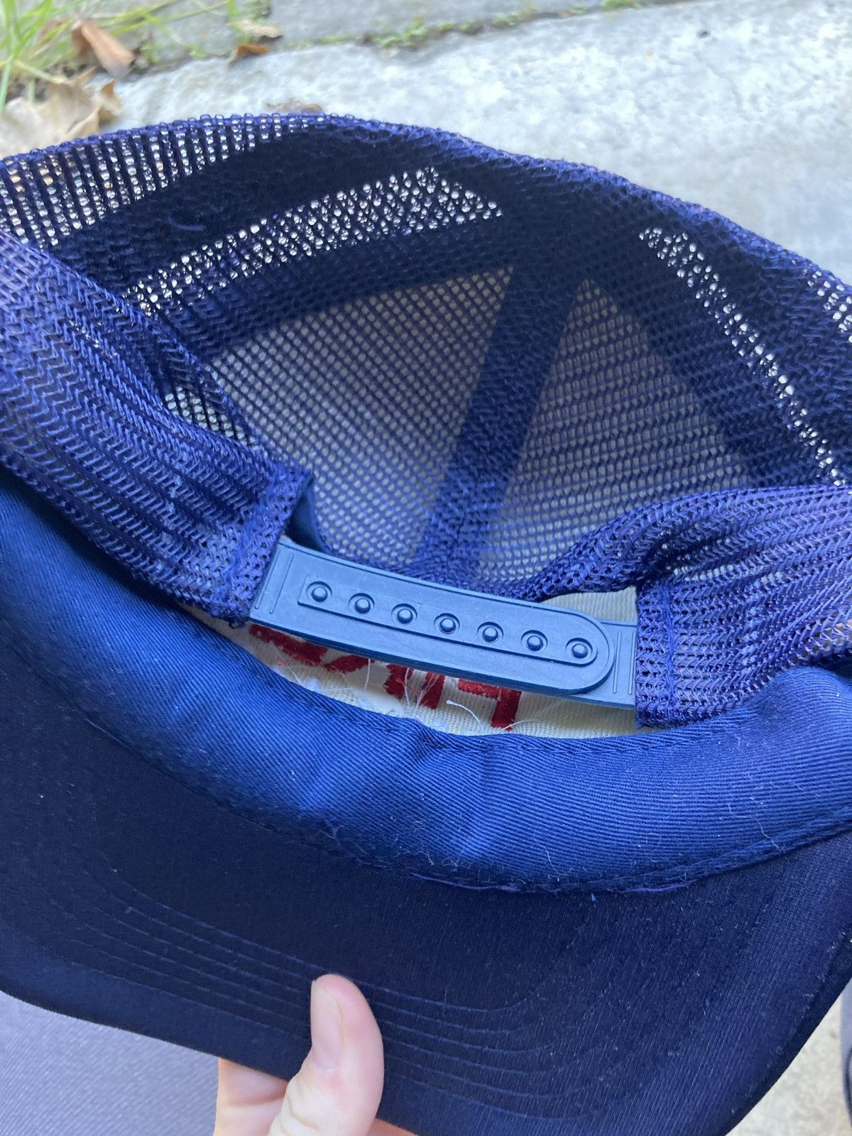 Vintage Vintage blue fast break trucker hat Size ONE SIZE - 4 Thumbnail