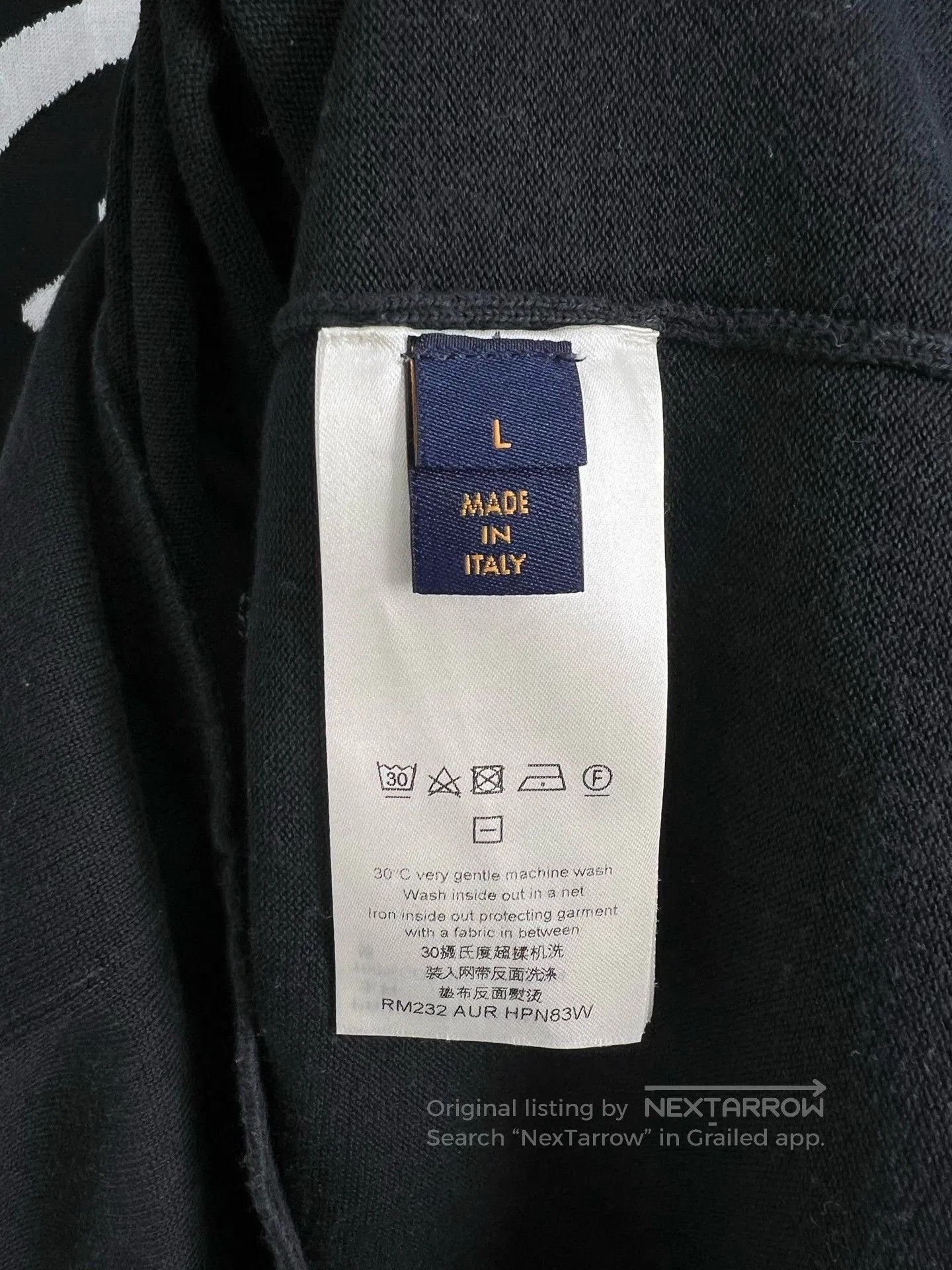 Other Louis Vuitton LV Black Portrait Knit Tee. Size US L / EU 52-54 / 3 - 3 Thumbnail