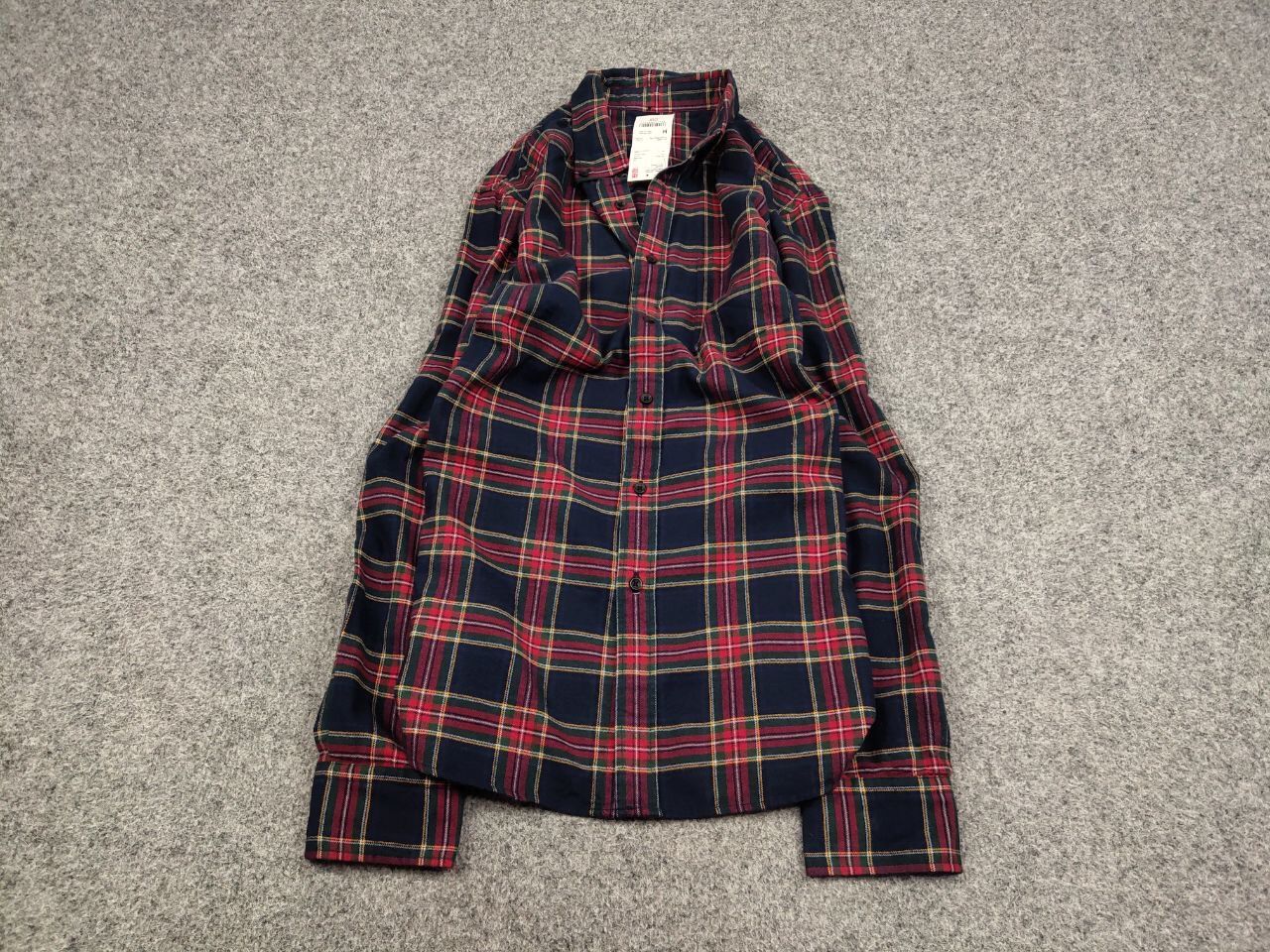 Uniqlo Uniqlo Flannel checkered Dark Travis Scott Y2K Shirt Style Size US M / EU 48-50 / 2 - 2 Thumbnail