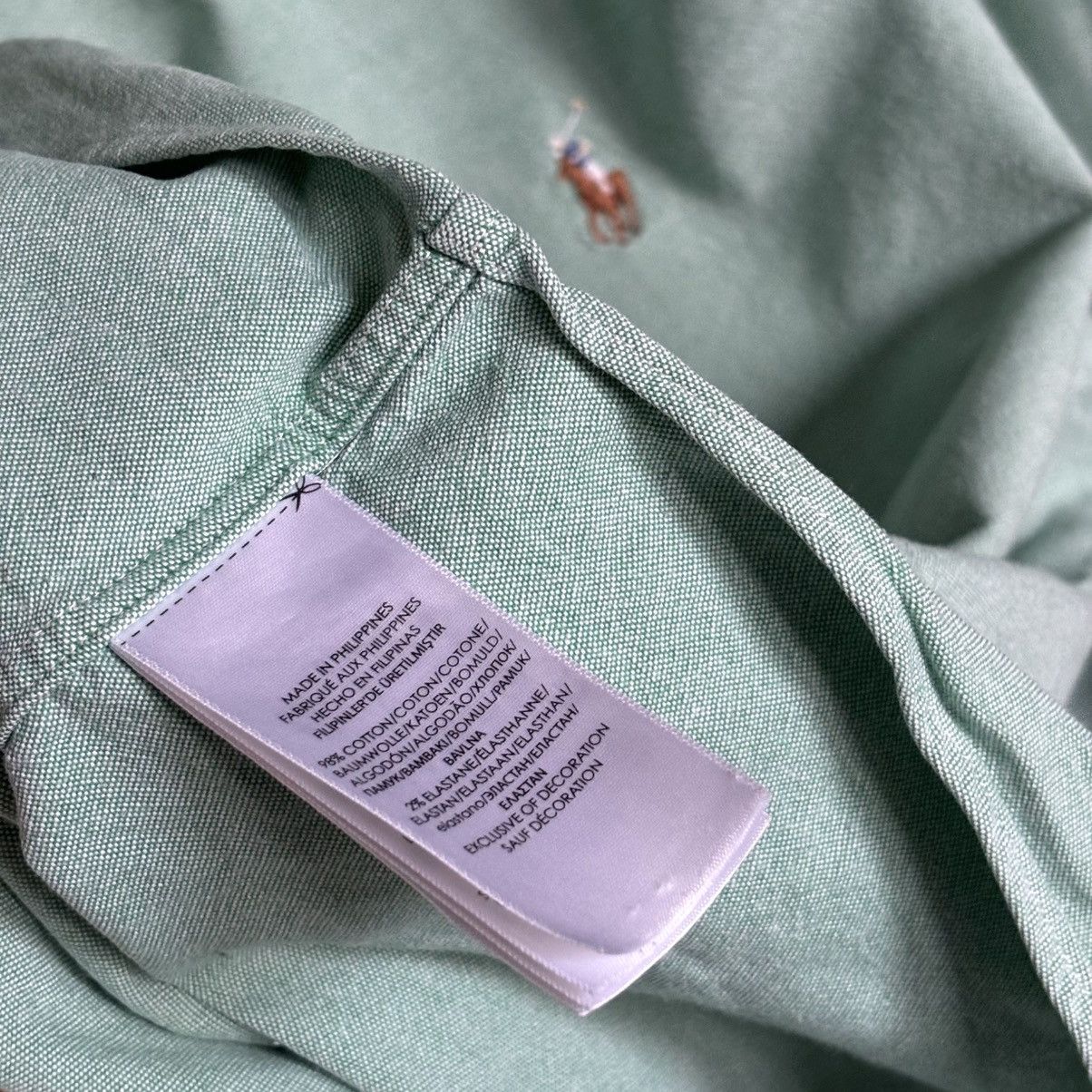 Polo Ralph Lauren Polo Ralph Lauren slim fit stretch oxford xxl green cotton Size US XXL / EU 58 / 5 - 8 Thumbnail