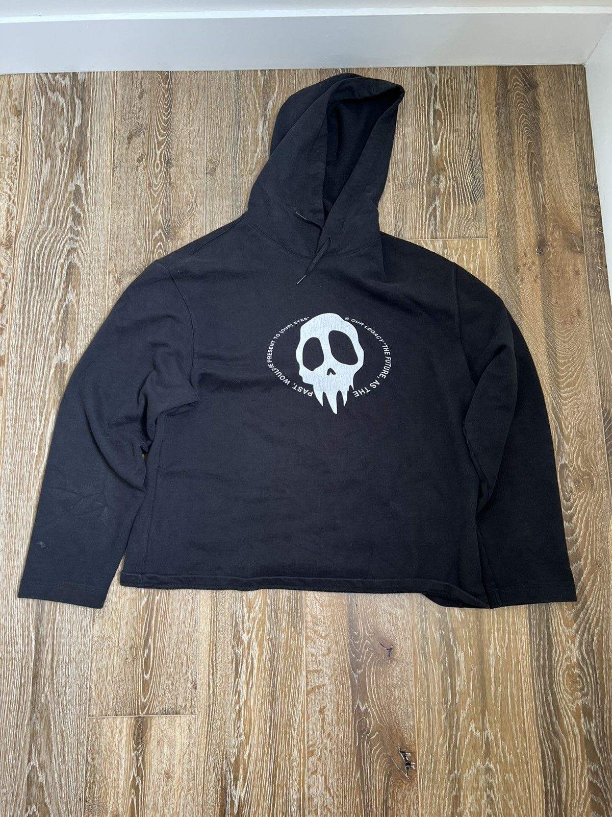 Our Legacy Our Legacy Black Maverick Skull Hoodie | Grailed