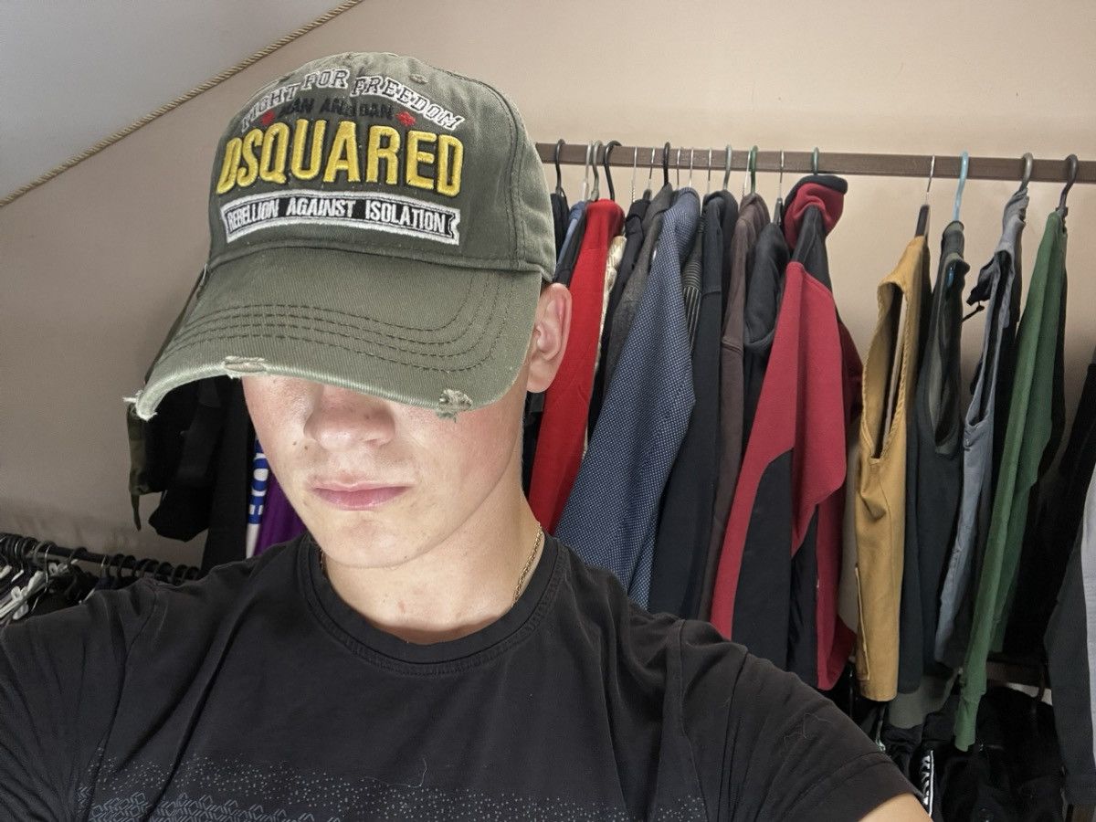 Dsquared2 Vintage Dsquared2 Distressed Rare Rick Owen's style Cap Size ONE SIZE - 10 Thumbnail