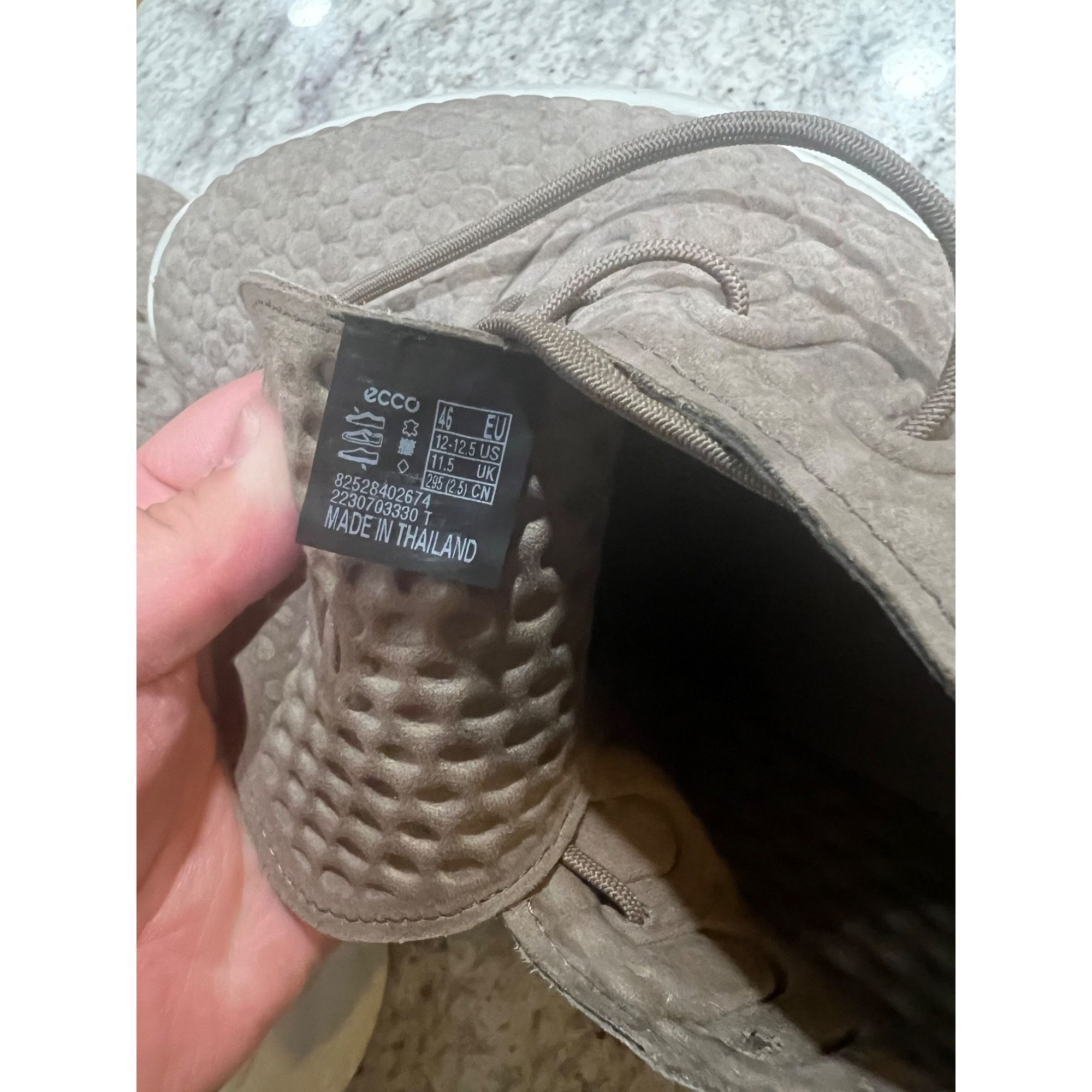Ecco ECCO Therap Lace-Up Leather Shoes - Size 46/12-12.5 Size US 12.5 / EU 45-46 - 7 Thumbnail