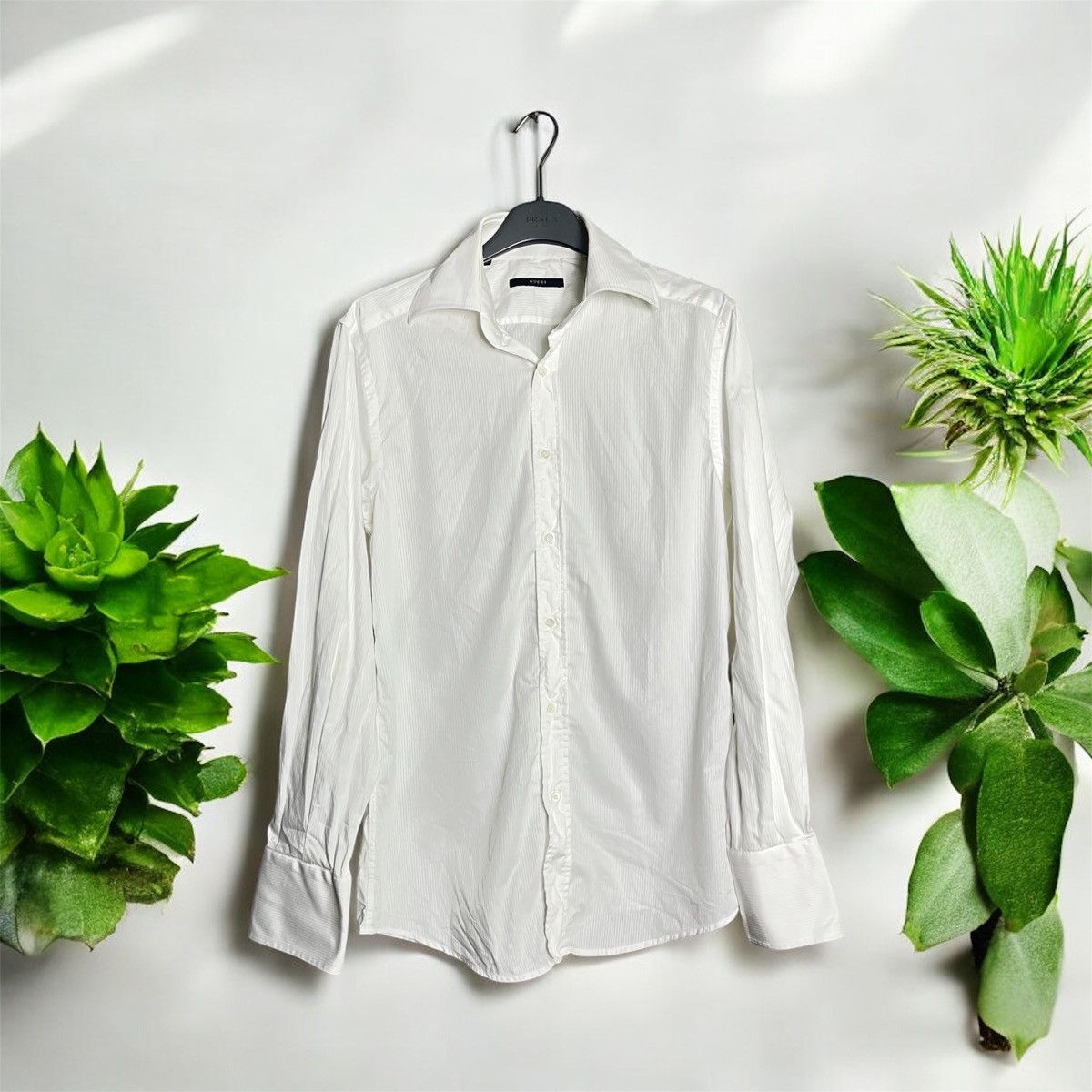 Gucci Gucci White Shirt Vintage Size US M / EU 48-50 / 2 - 1 Thumbnail