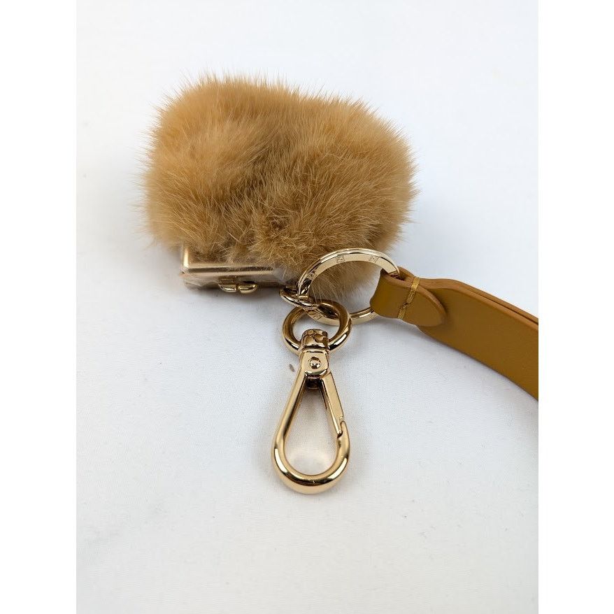Fendi o1rshd1 Size: OS / Mink Charm Keyrings in Yellow Size ONE SIZE - 2 Thumbnail