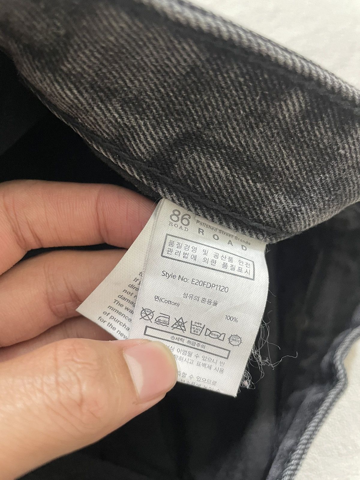 Japanese Brand 2000s Eight Six Road Washed Denim Size US 28 / EU 44 - 6 Thumbnail