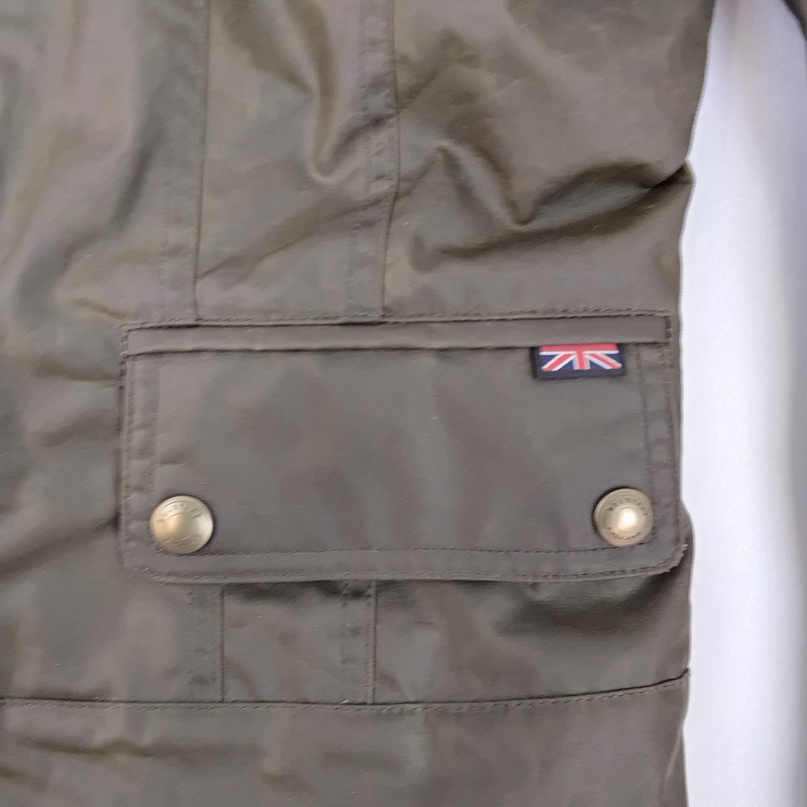 Belstaff Belstaff Waxed Tin Cloth Jacket Men's 42 Brown narrow waist Size US S / EU 44-46 / 1 - 6 Thumbnail