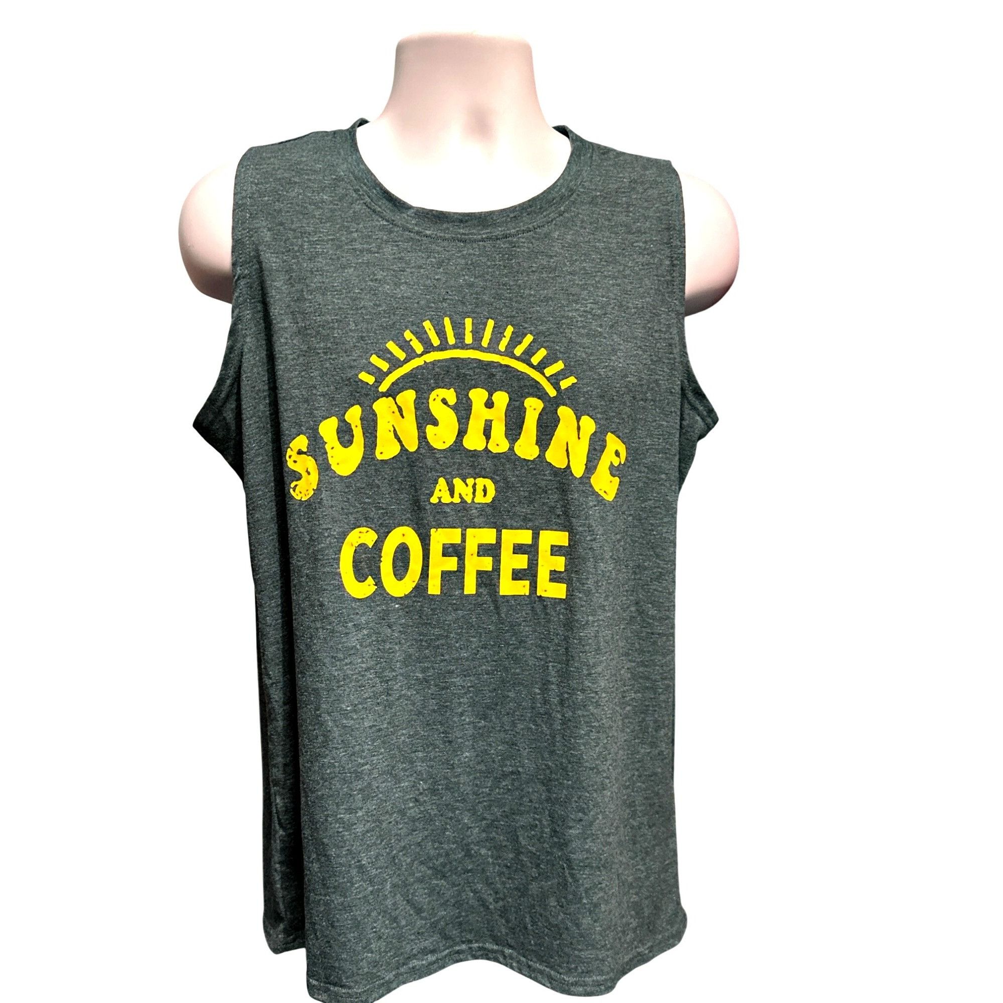 Other CCCC Sunshine and Coffee Graphic Screen Print Sleeveless Men Size US XL / EU 56 / 4 - 1 Thumbnail