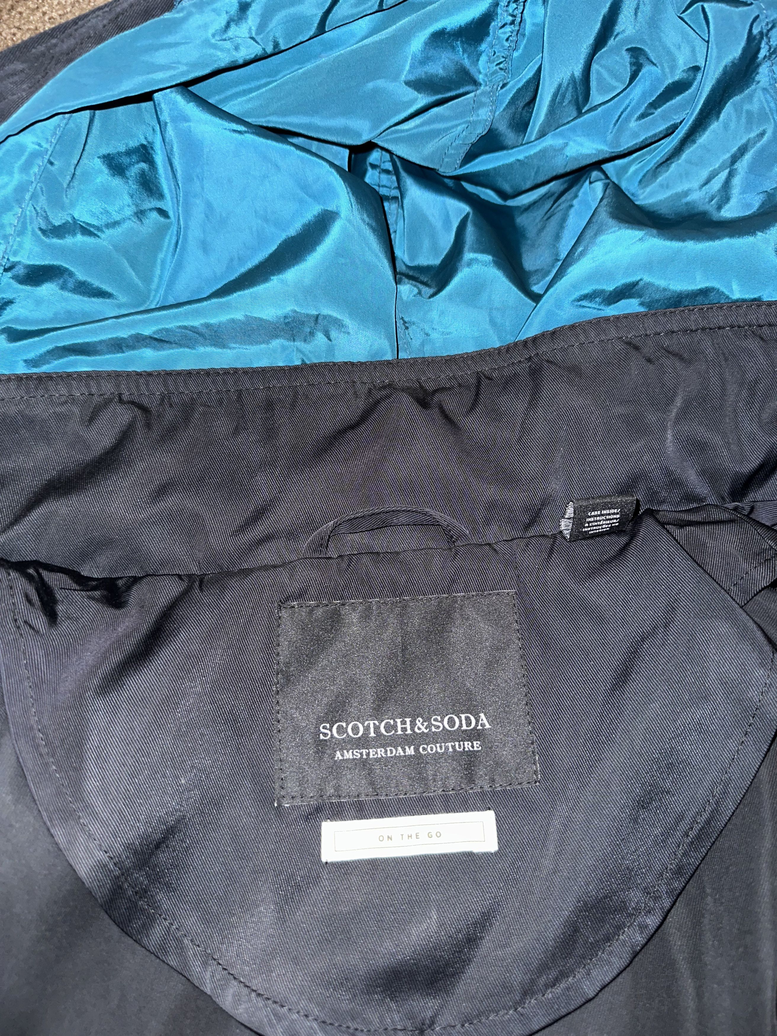 Scotch & Soda Scotch & Soda Black Technical Hooded Parka Size US S / EU 44-46 / 1 - 9 Thumbnail