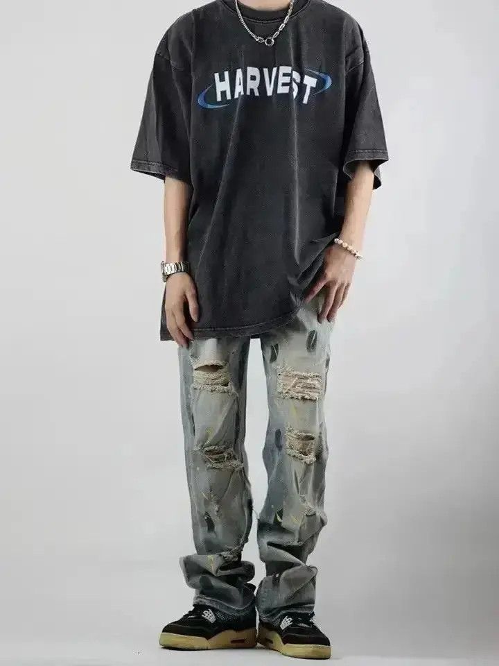 Japanese Brand High Street Vintage Broken Jeans Men's Summer Vibe Style Size US 32 / EU 48 - 5 Thumbnail