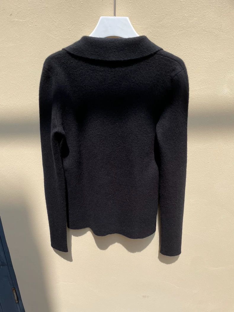 Jil Sander Jil Sander size 32 Deep V-neck wool knit top Size 4XL / US 24-26 - 5 Thumbnail