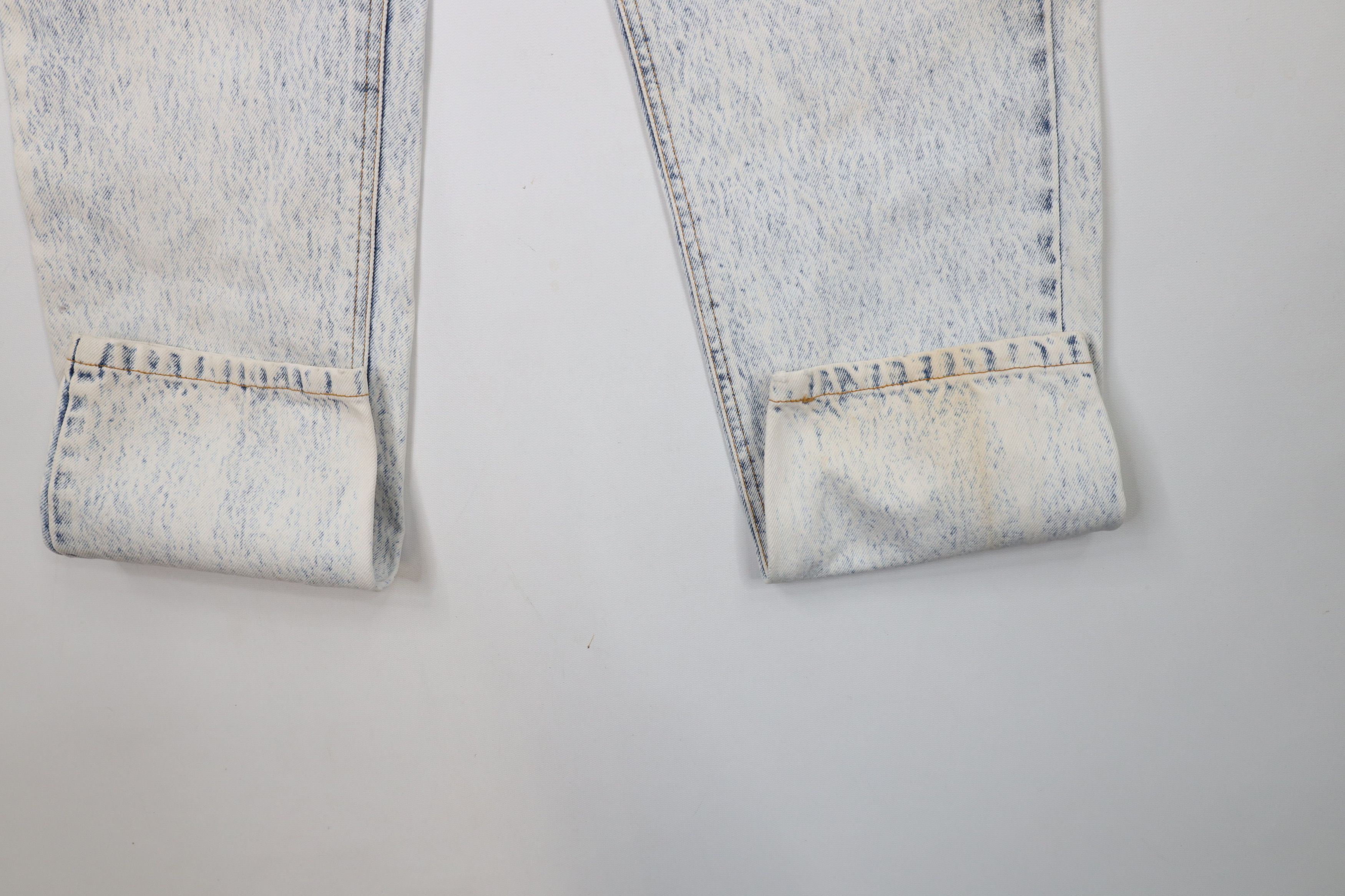 Vintage Vintage 90s Streetwear Acid Wash Embroidered Flower Jeans Size 38" / US 16 / IT 52 - 5 Thumbnail
