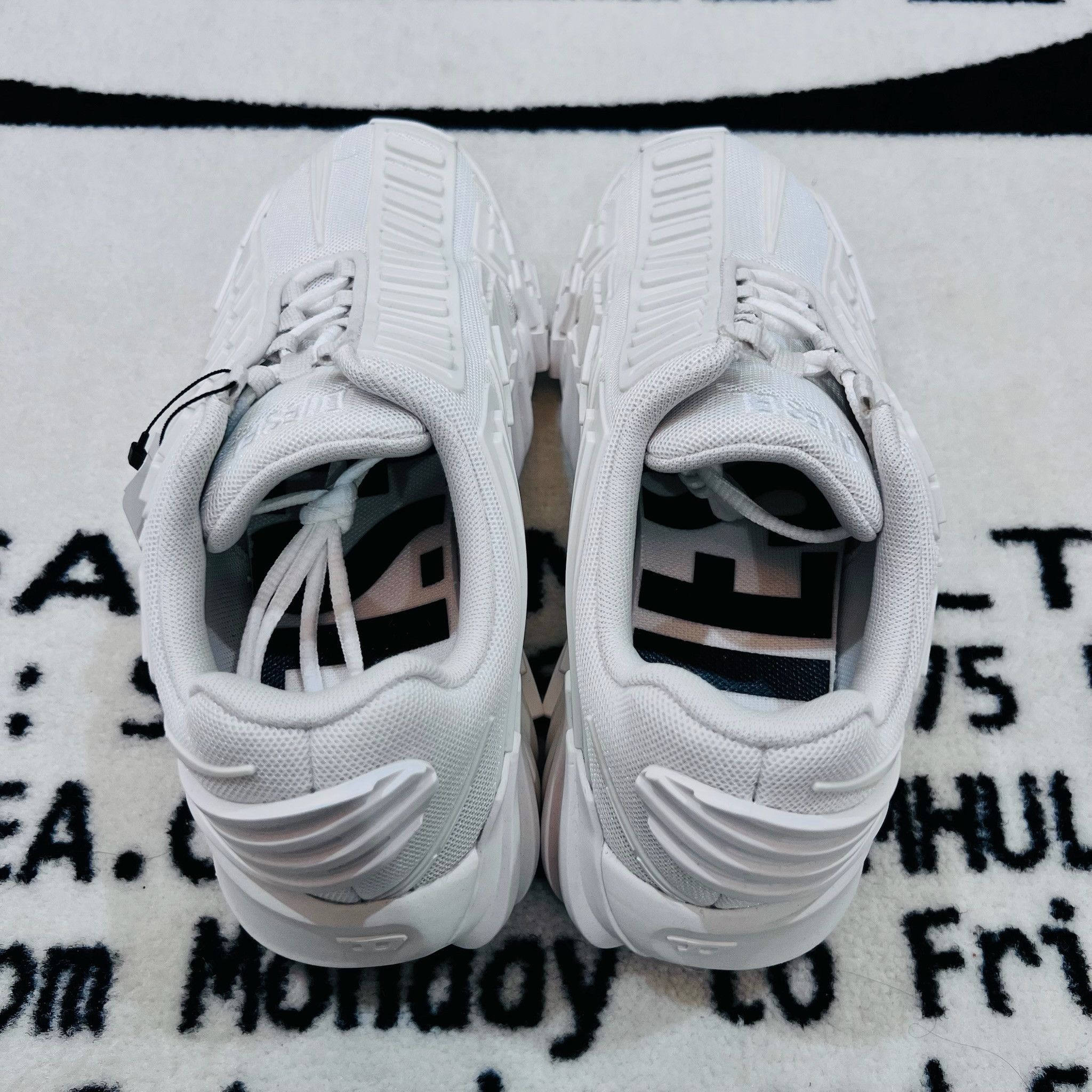 Diesel Diesel S Prototype Low-top White & Cream Sneakers Shoes Size US 6 / IT 36 - 4 Thumbnail