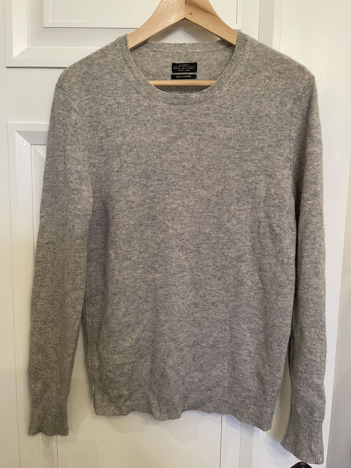 Allsaints 100% Cashmere grey sweater Size US XS / EU 42 / 0 - 1 Thumbnail