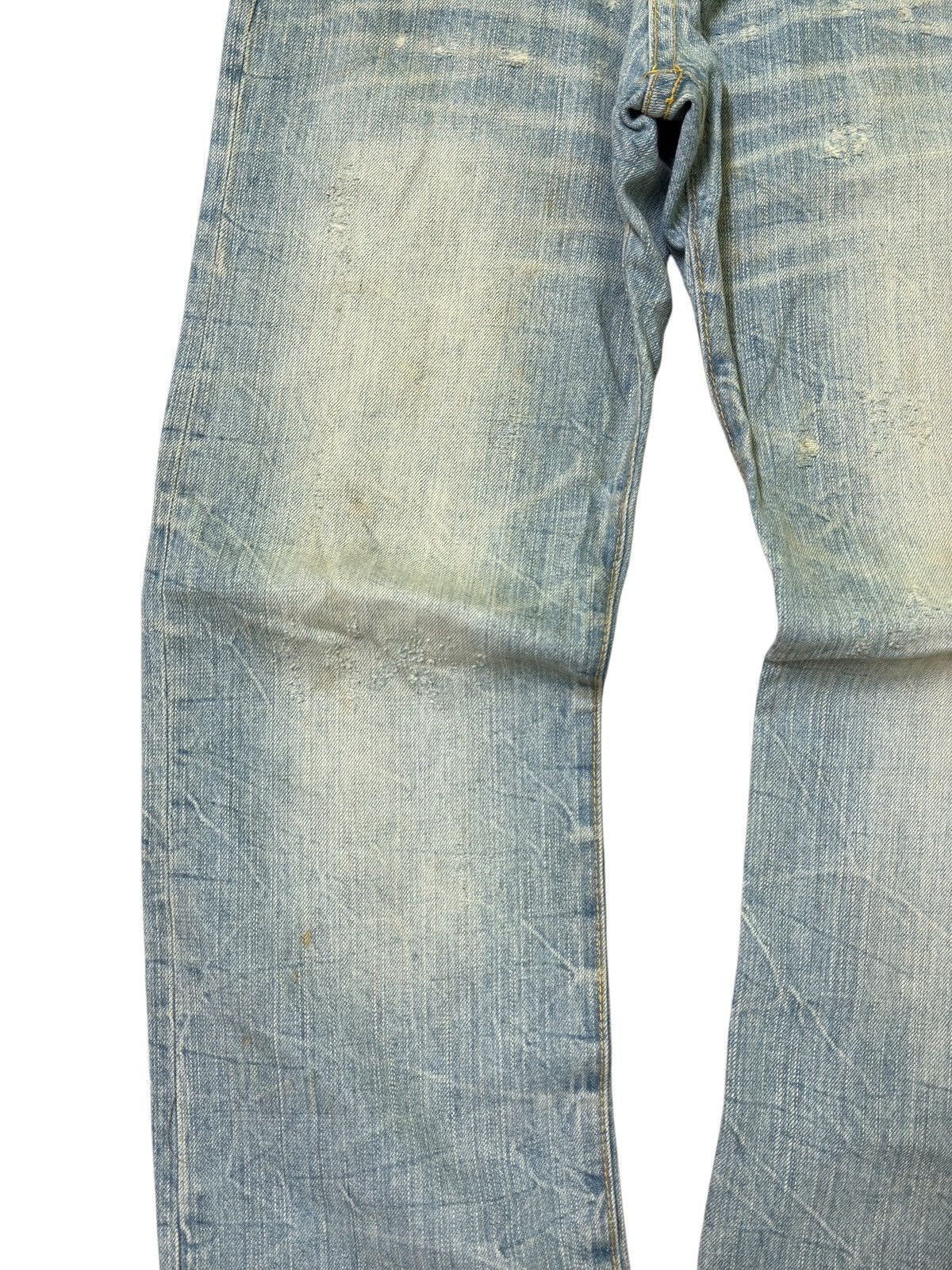 Japanese Brand Vintage COCOLULU Printed logo Distressed Acid Wash Denim Size US 31 - 7 Thumbnail