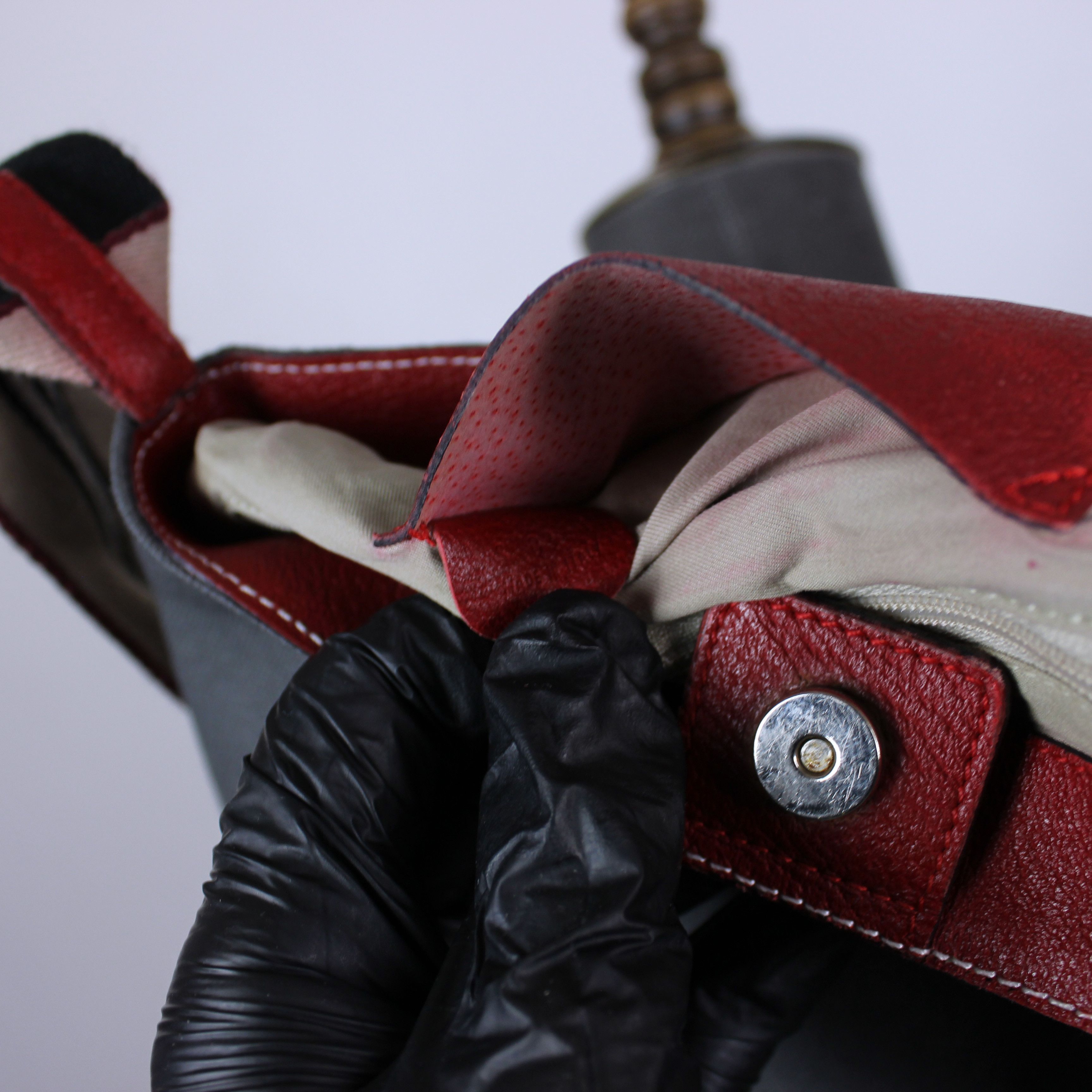 Burberry Burberry shoulders bag leather red gray nova one size Size ONE SIZE - 12 Thumbnail
