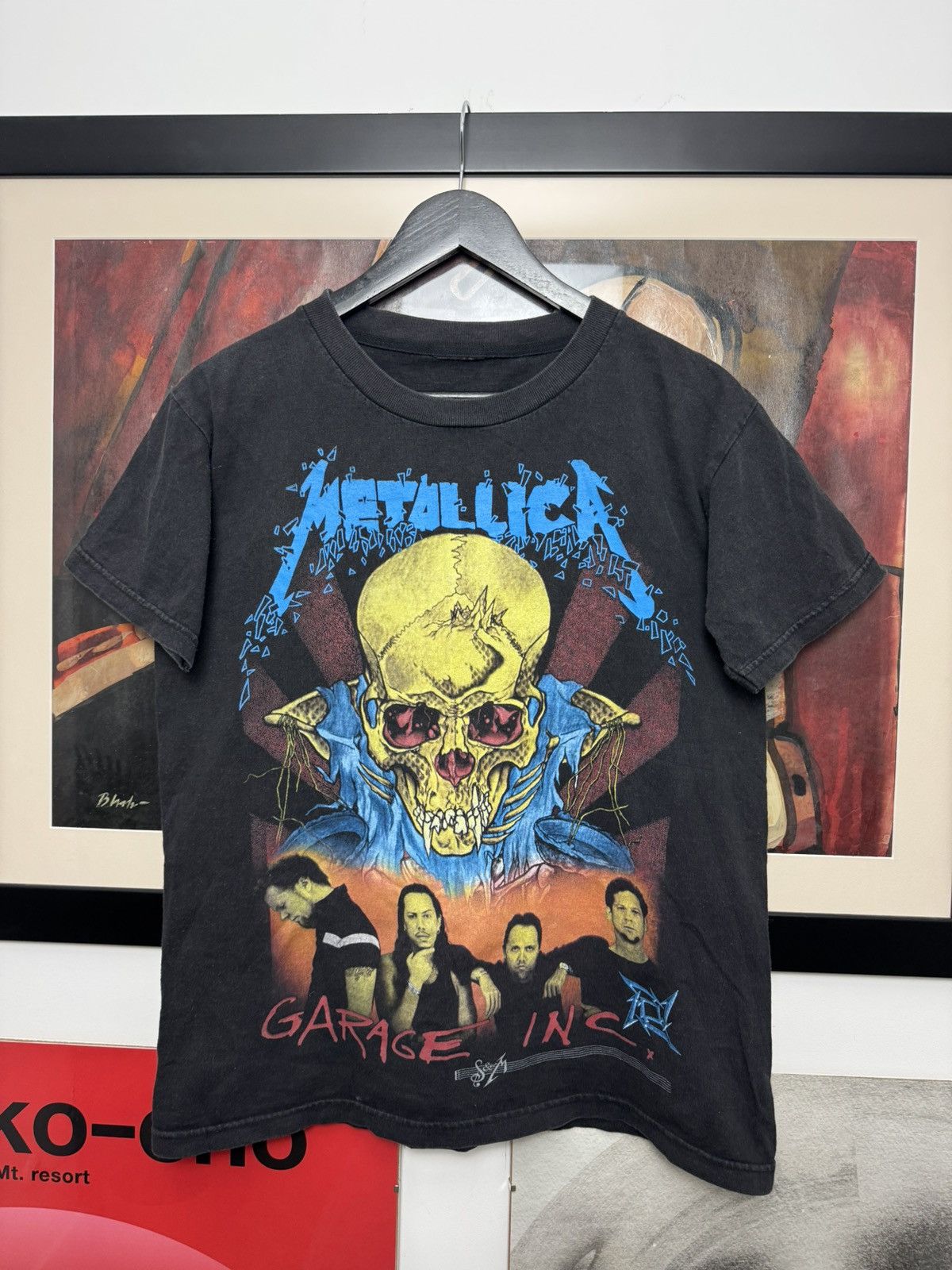 llicaメタリカ　バンドＴ　LLICA GARAGE INC. Vintage Metallica Garage Inc Band Tee Rare Washed Metal