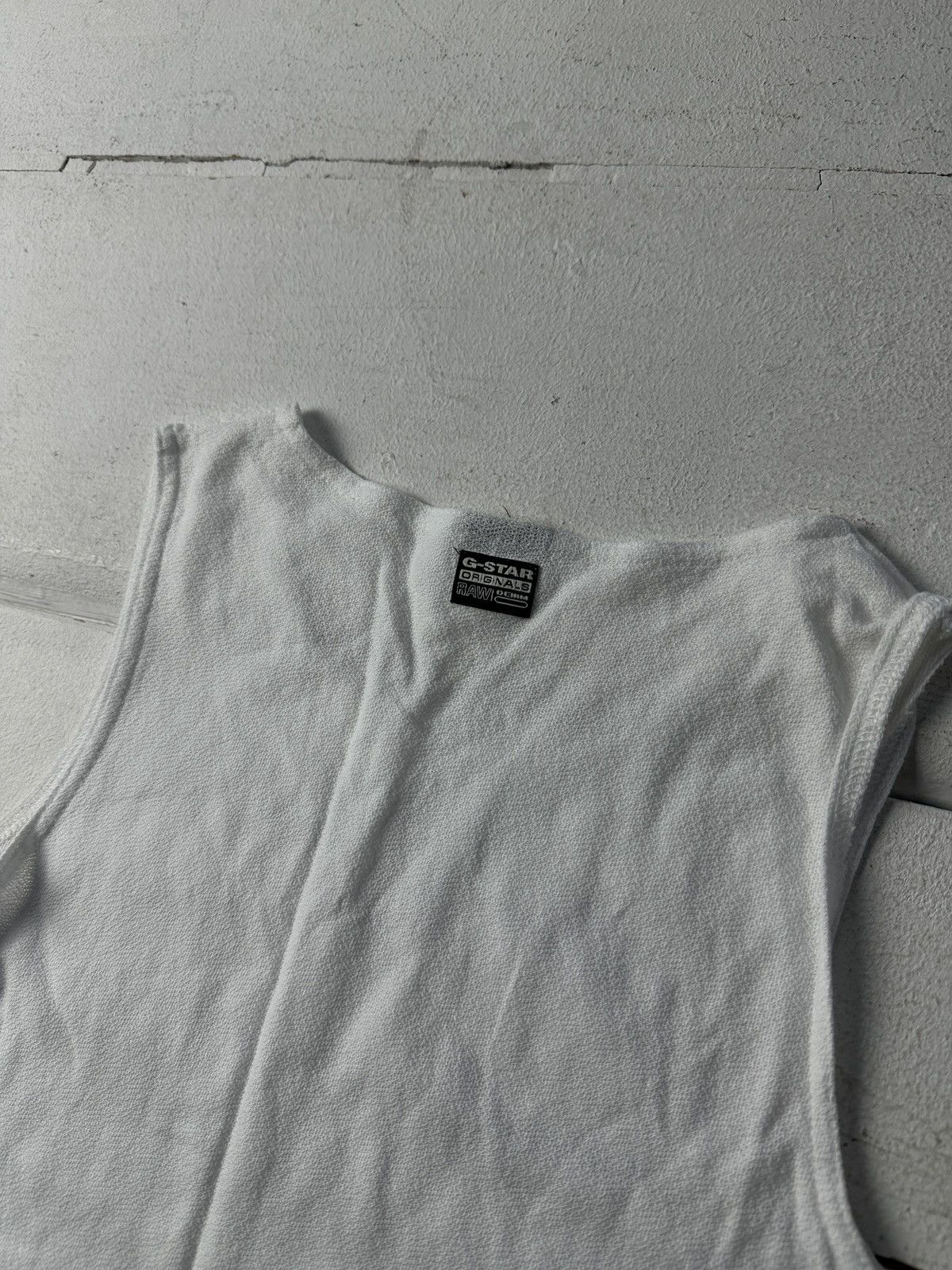 G-Star 🚨VINTAGE BIG LOGO G STAR RAW SLEEVELESS TANK T SHIRT RARE Size US S / EU 44-46 / 1 - 9 Thumbnail