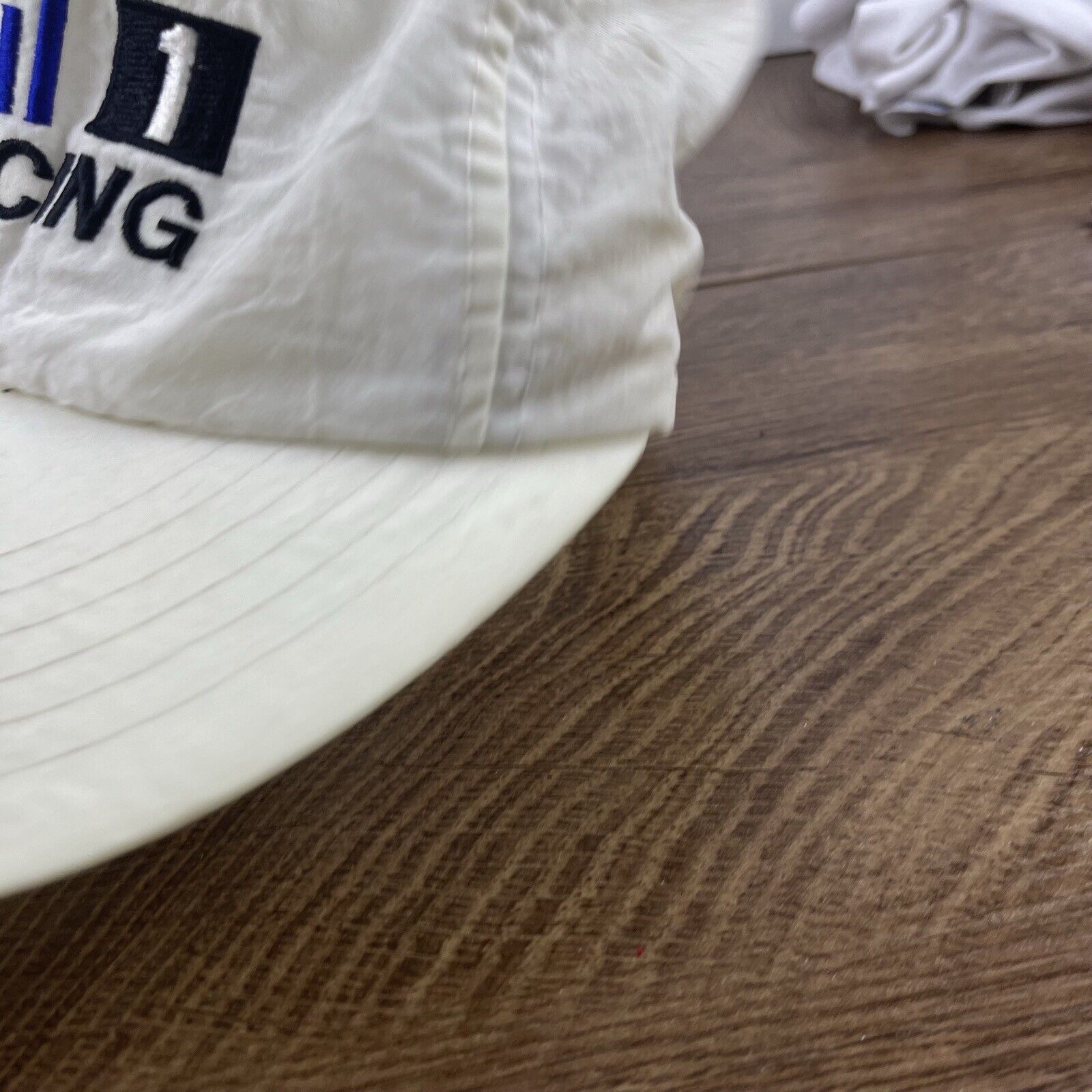 Other Mobile 1 Racing Hat NASCAR Snapback Hat White Adjustable Hat Size ONE SIZE - 7 Thumbnail