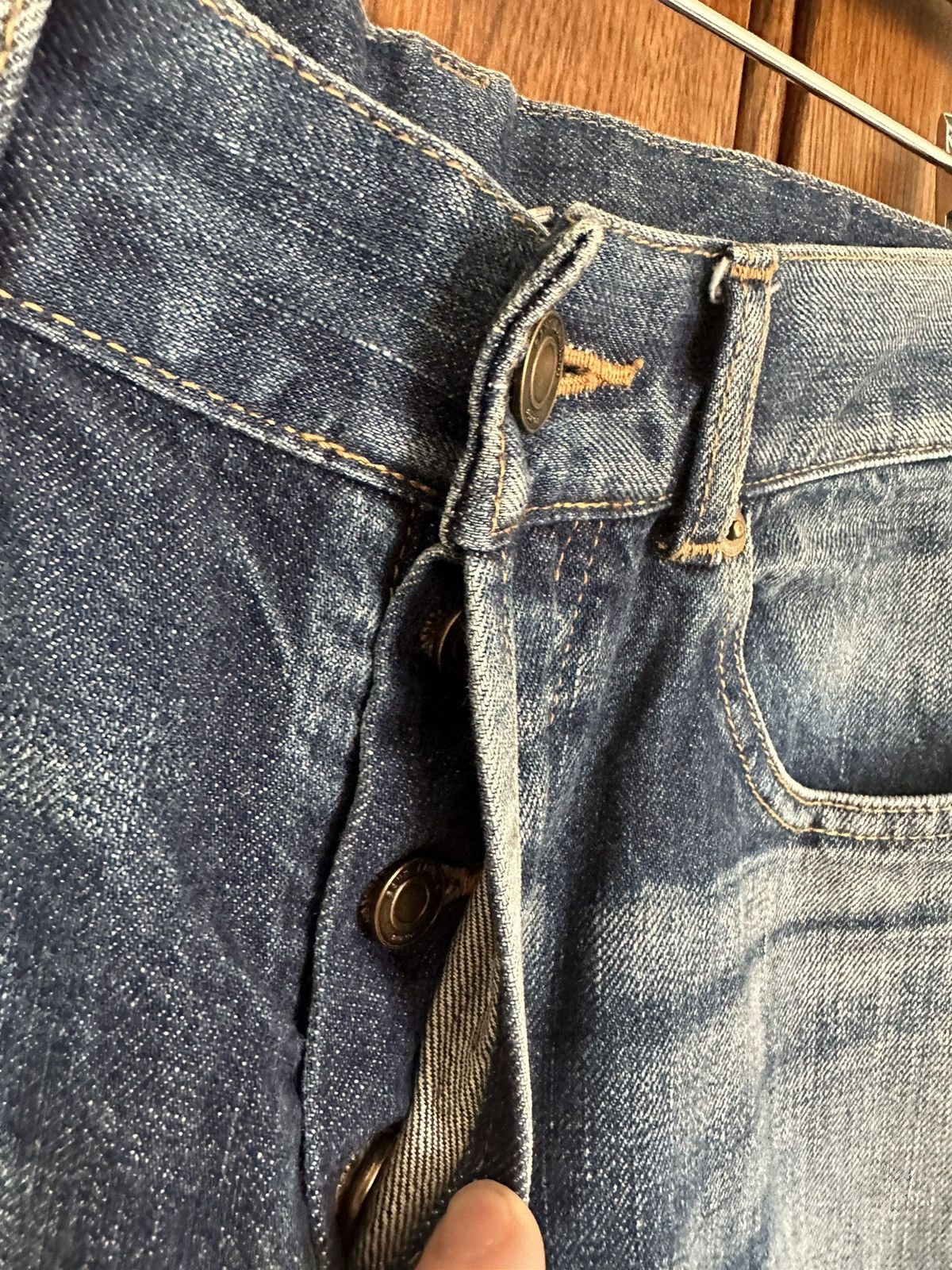 Saint Laurent Paris SS21 $890 Saint Laurent selvedge blue denim jeans 32 Size US 32 / EU 48 - 17 Thumbnail