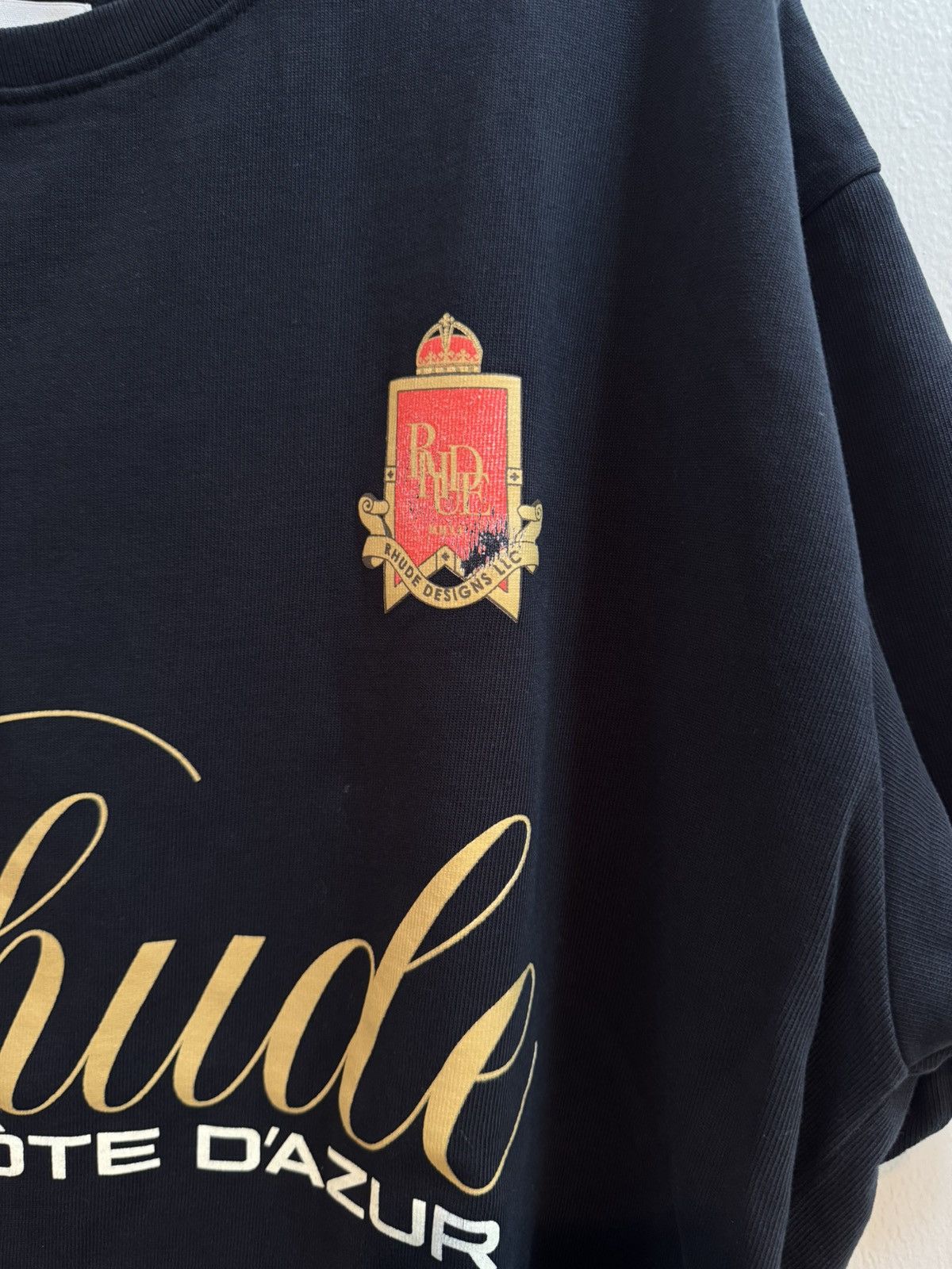 Rhude RHUDE ‘Cote D’azur’ Vintage Heavyweight Tee Large Size US L / EU 52-54 / 3 - 5 Thumbnail