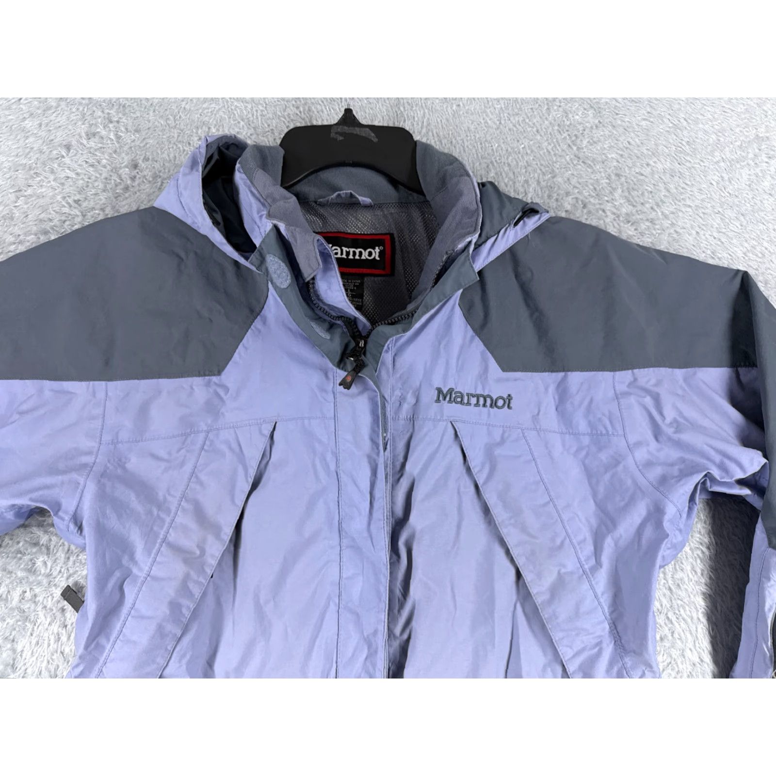 Marmot Marmot Jacket Womens Medium Purple Full Zip Hooded Nylon Shell Poly Lined READ Size M / US 6-8 / IT 42-44 - 7 Thumbnail