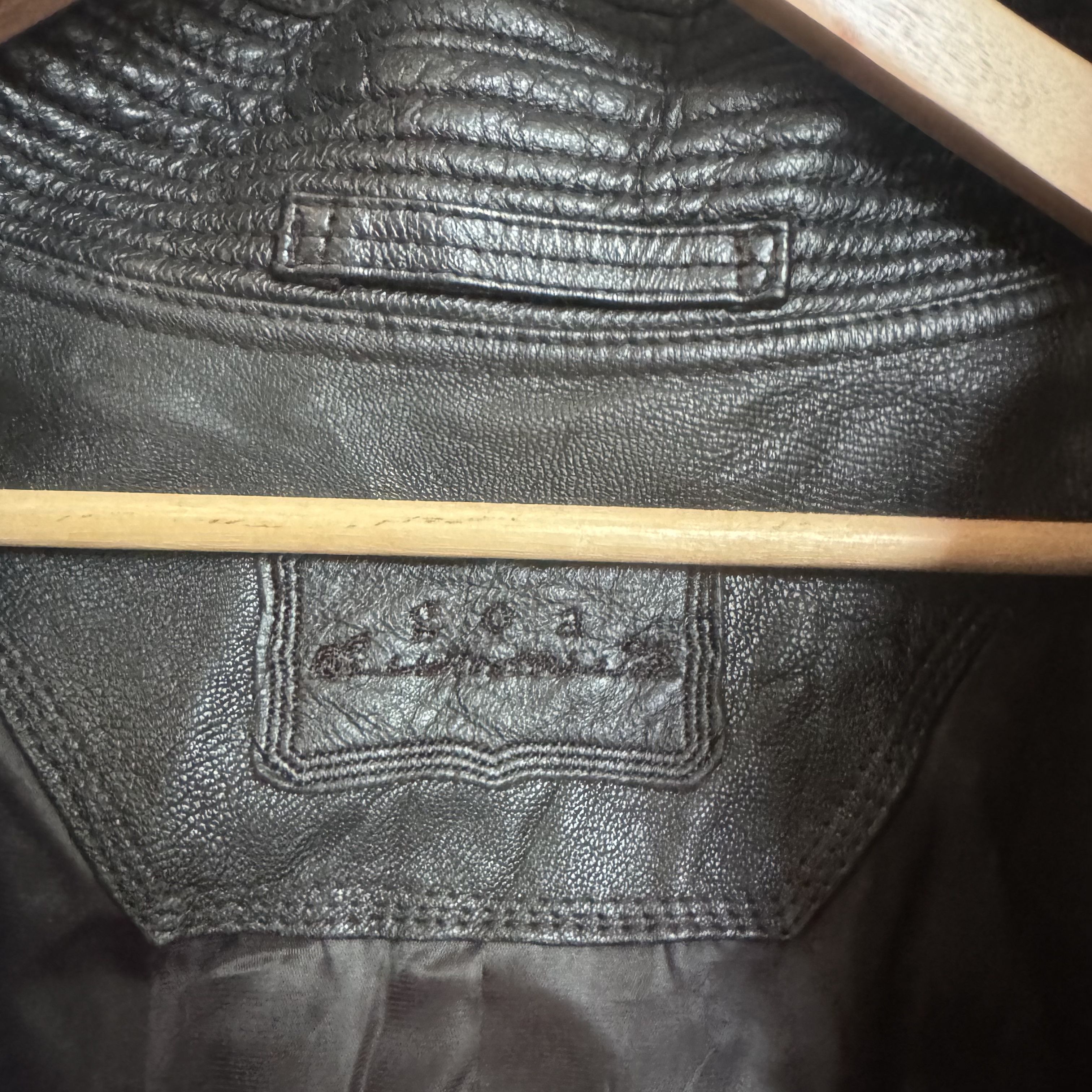 GOA GOA black leather bono vest Size US S / EU 44-46 / 1 - 5 Thumbnail